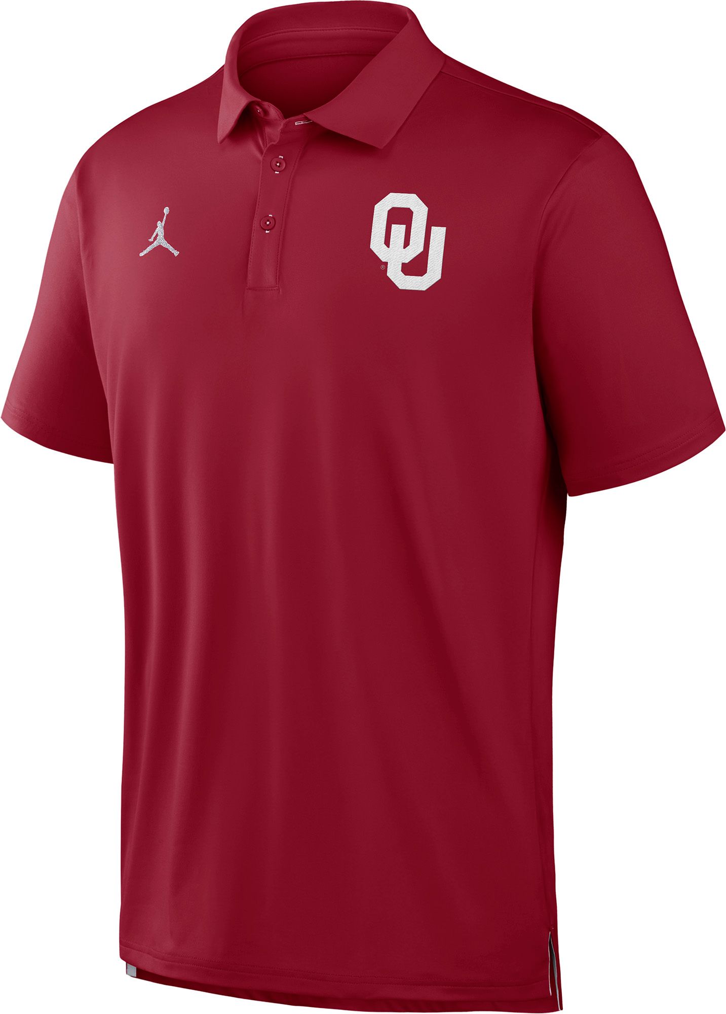 Jordan Men's Oklahoma Sooners Team Crimson/White Polo Shirt