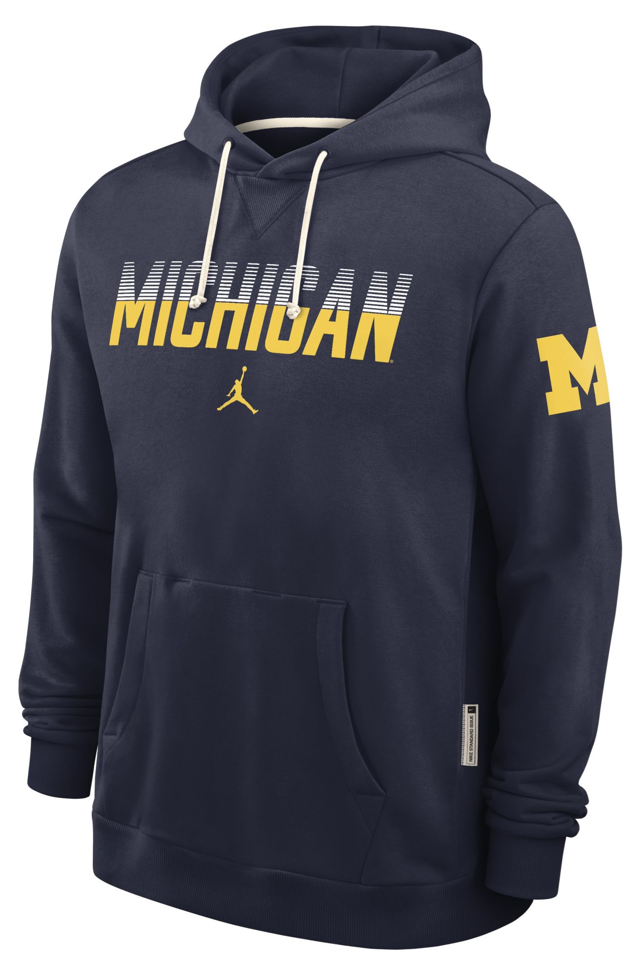 Jordan Men's Michigan Wolverines College Navy Standard Issue Hoodie