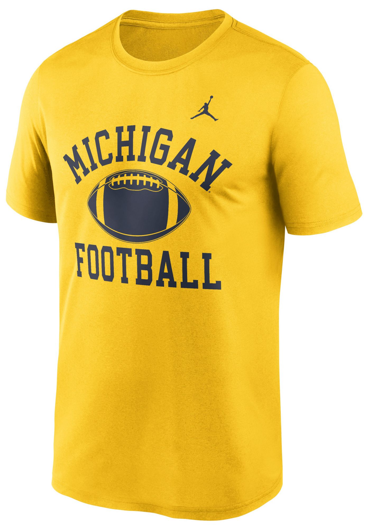 Jordan Men's Michigan Wolverines Legend Arch Football T-Shirt