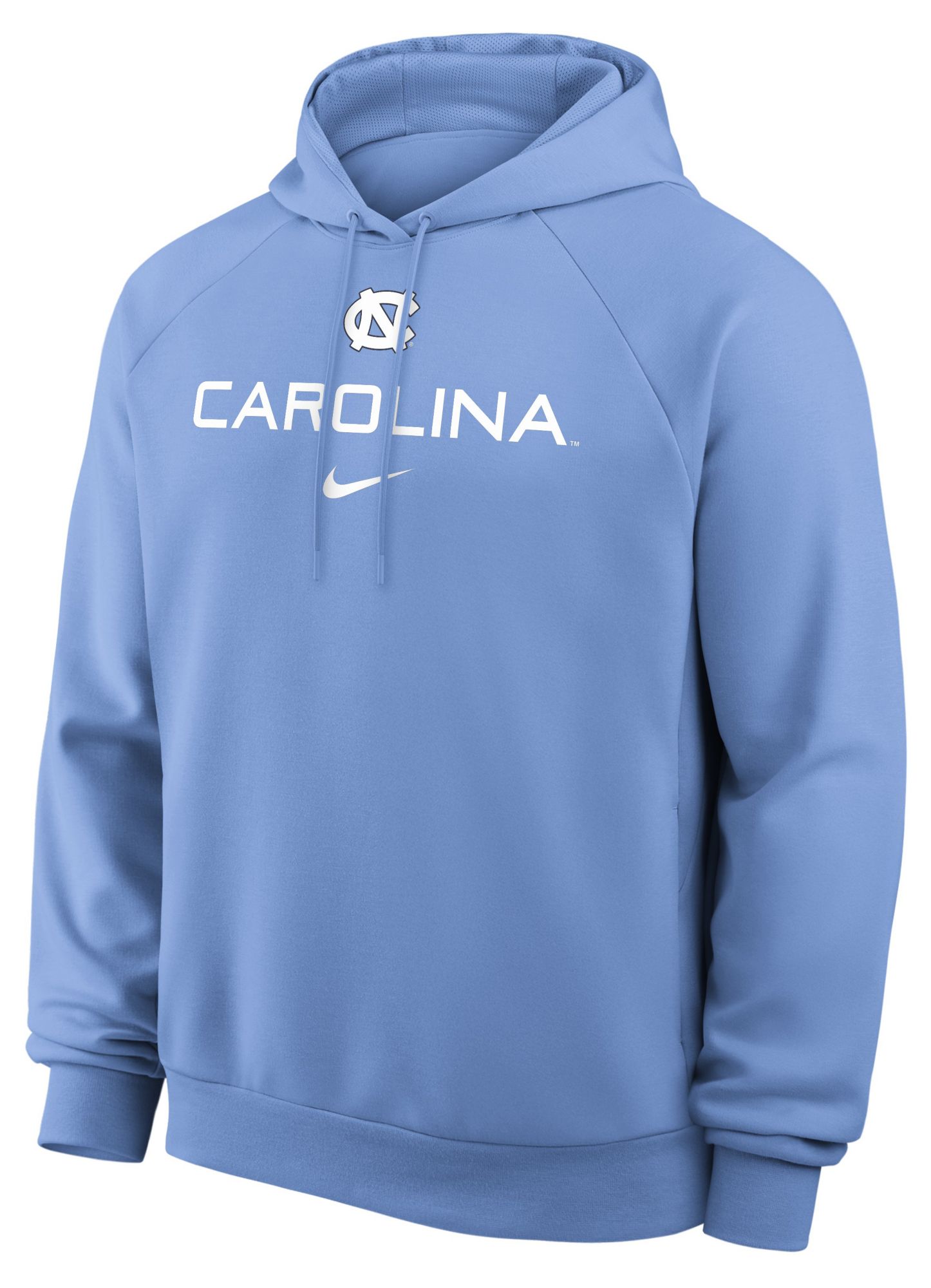 Jordan Men's North Carolina Tar Heels Valor Blue Dri-FIT Primary Fleece Hoodie