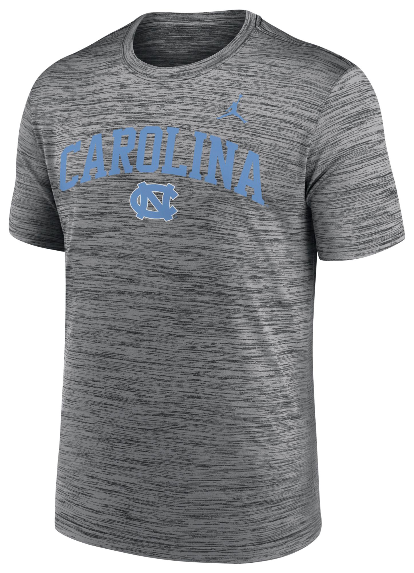 Jordan Men's North Carolina Tar Heels Anthracite Velocity Arch T-Shirt