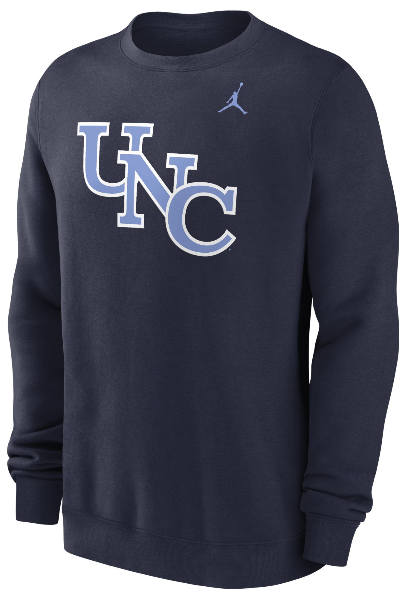 Jordan Men's North Carolina Tar Heels College Navy Club Crewneck Sweatshirt