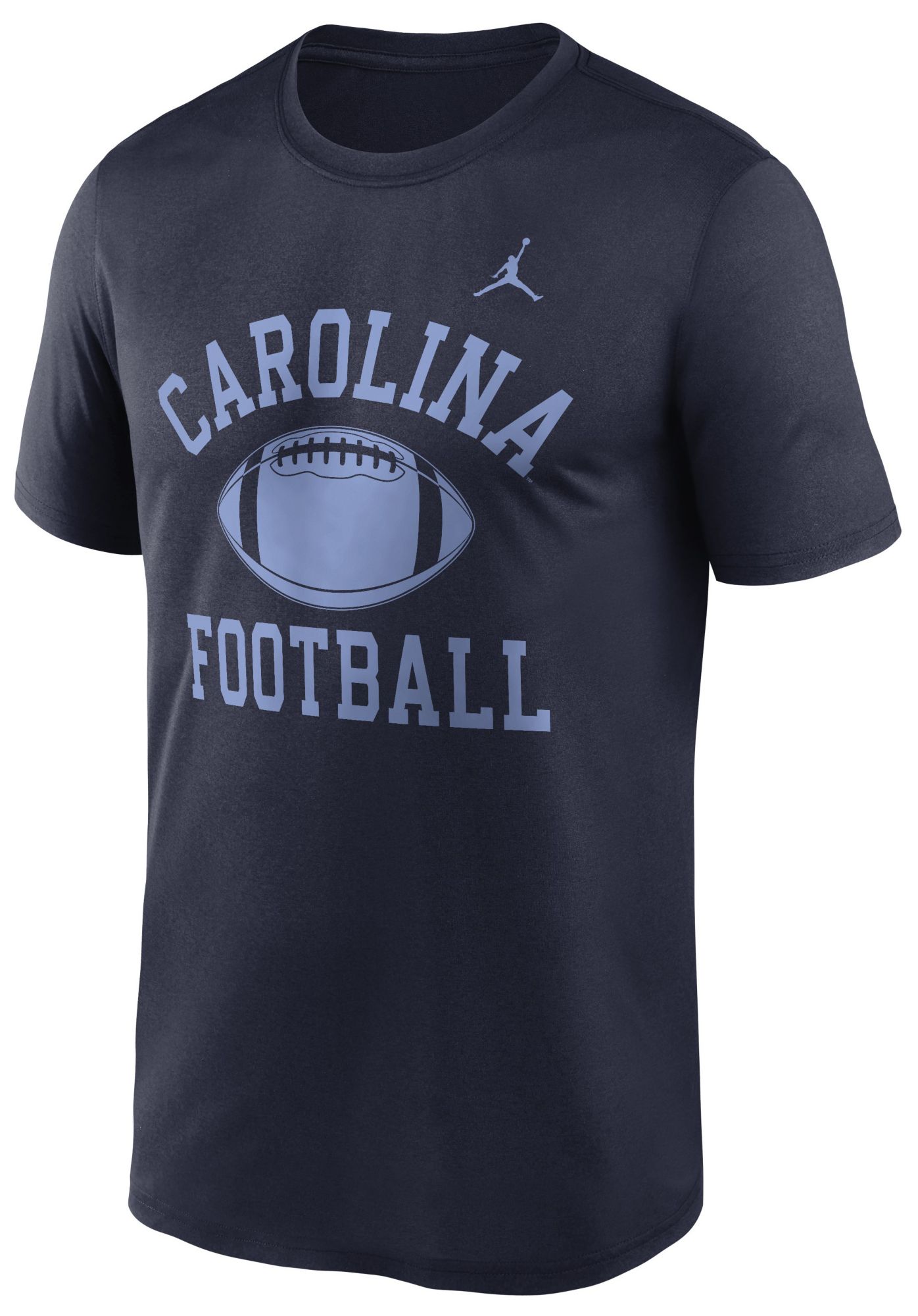 Jordan Men's North Carolina Tar Heels Navy Legend Arch Football T-Shirt