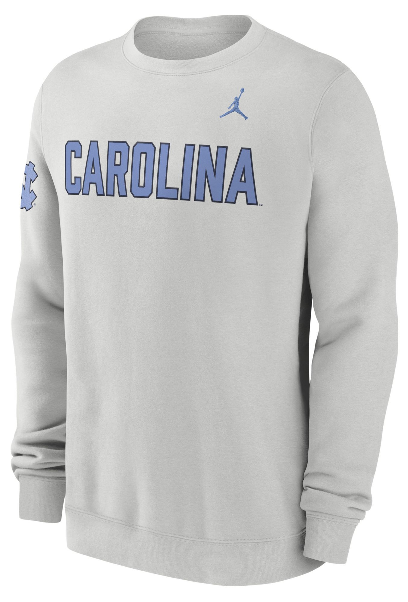 Jordan Men's North Carolina Tar Heels Photon Dust Club Crewneck Sweatshirt