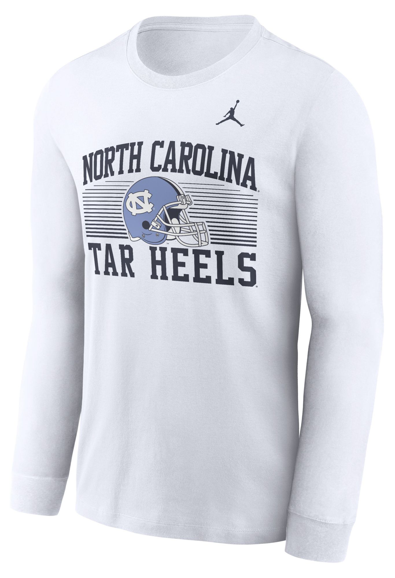 Jordan Men's North Carolina Tar Heels White Long Sleeve Shirt