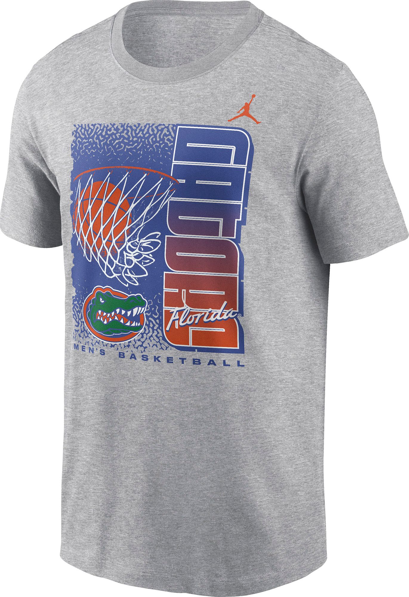 Jordan Men's Florida Gators Dark Gray Basketball Refresh T-Shirt