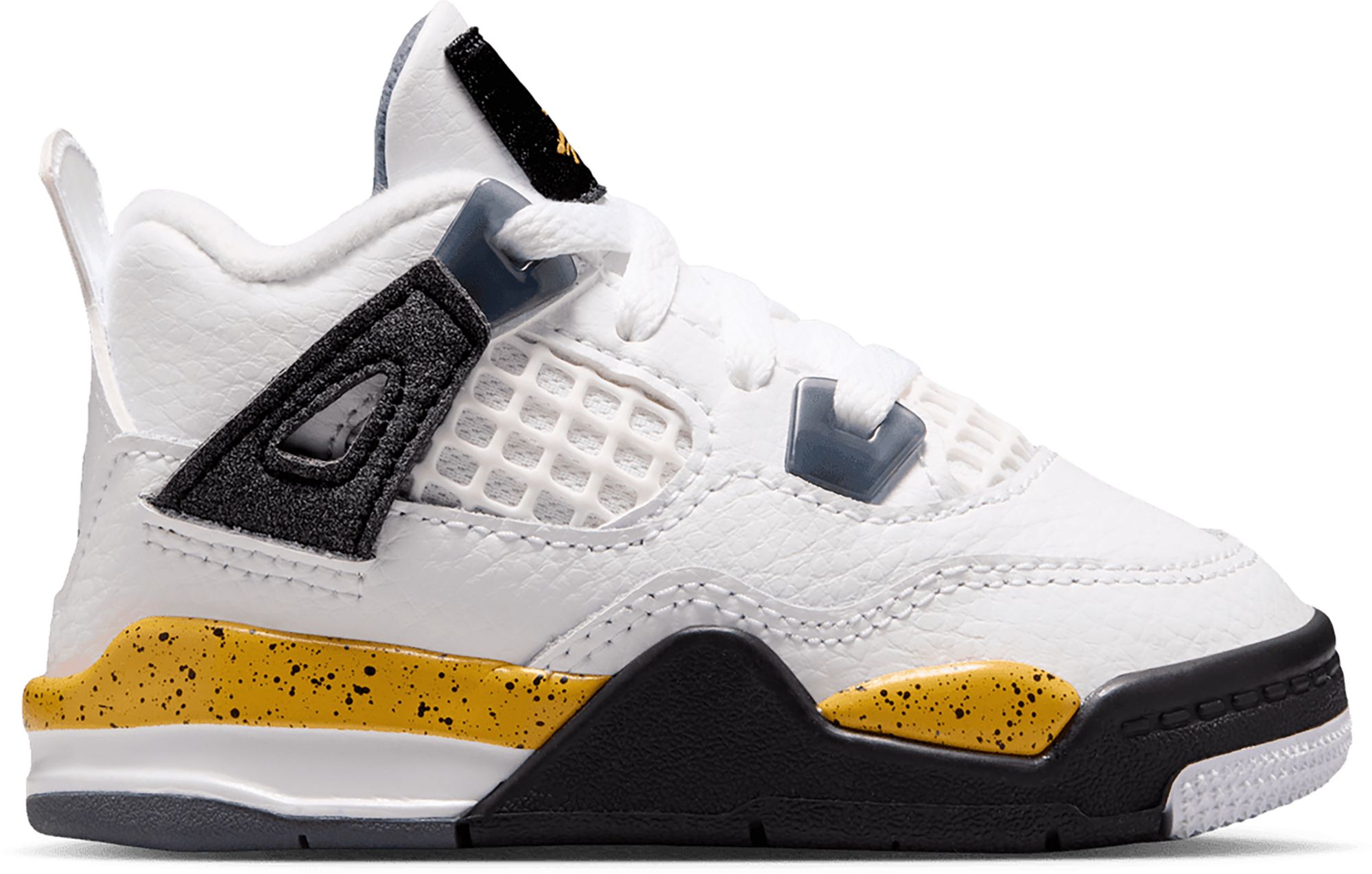 Air Jordan Toddler 4 Retro Rare Air 'Tour Yellow' Basketball Shoes