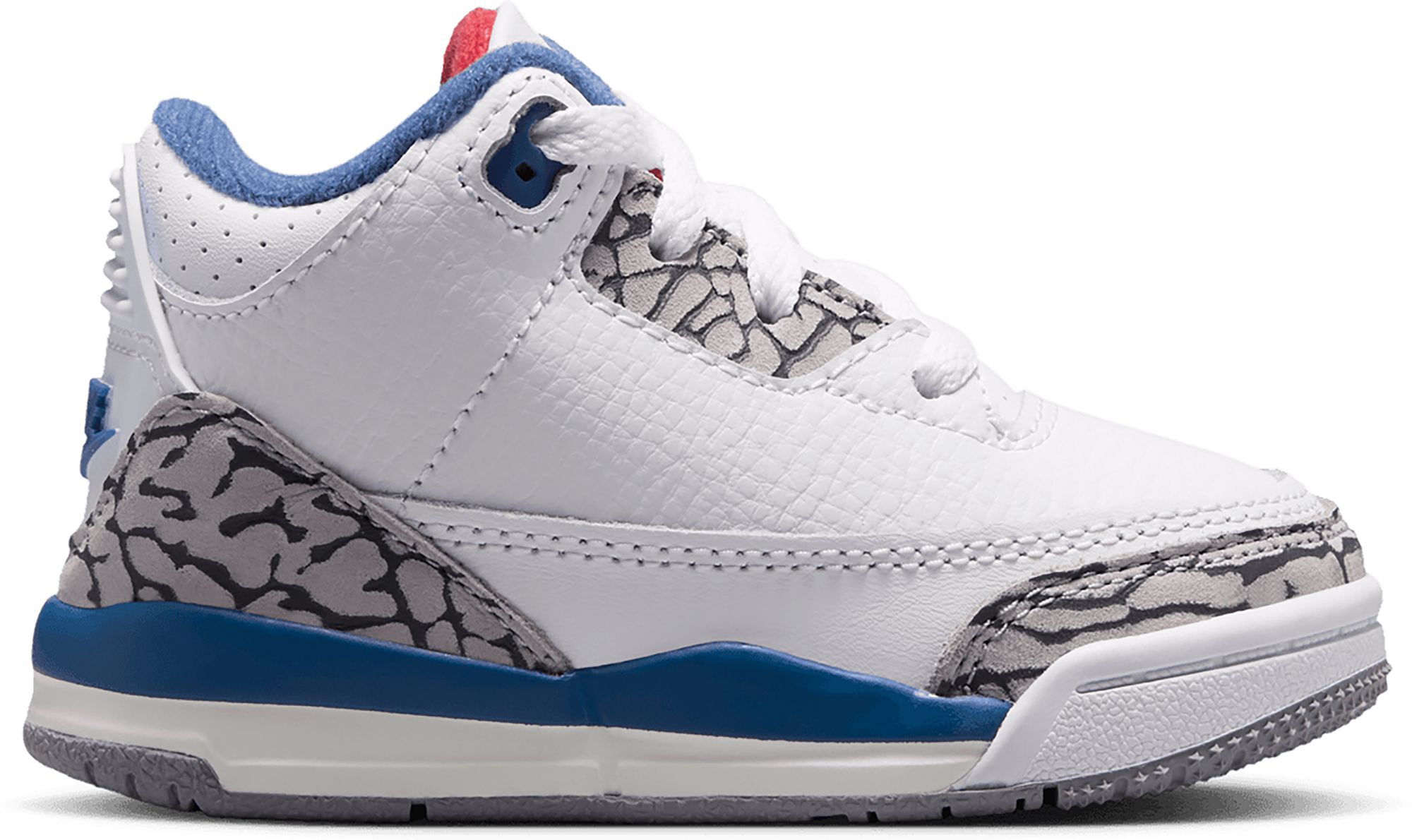 Air Jordan Toddler 3 Retro 'True Blue' Basketball Shoes
