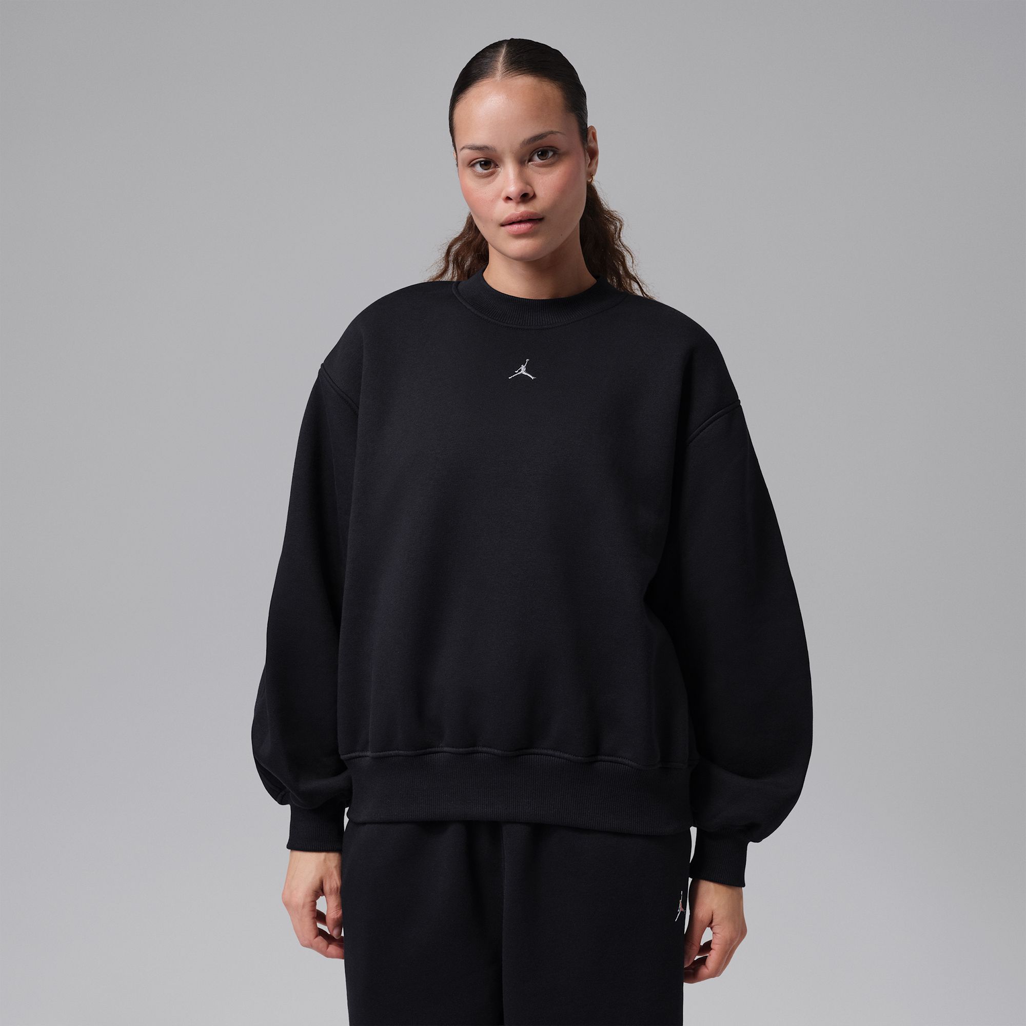 Jordan Women's Brooklyn Fleece Crew-Neck Sweatshirt
