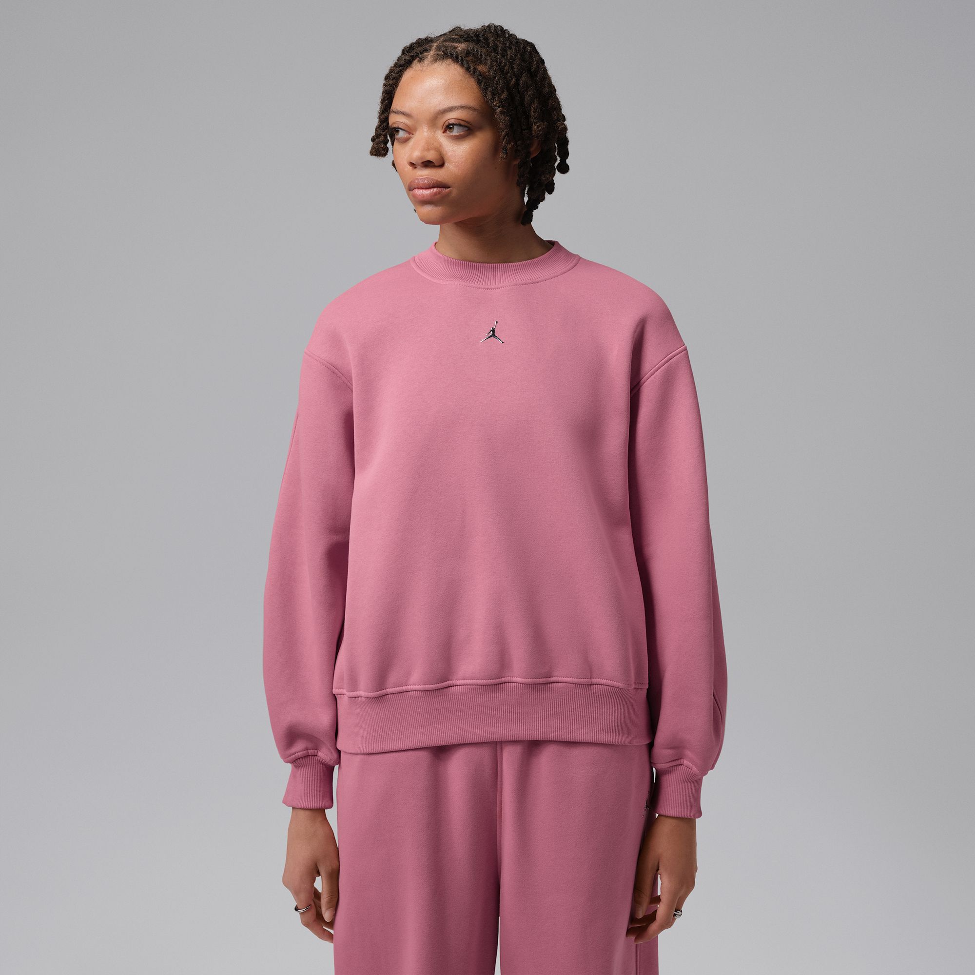 Jordan Women's Brooklyn Fleece Crew-Neck Sweatshirt