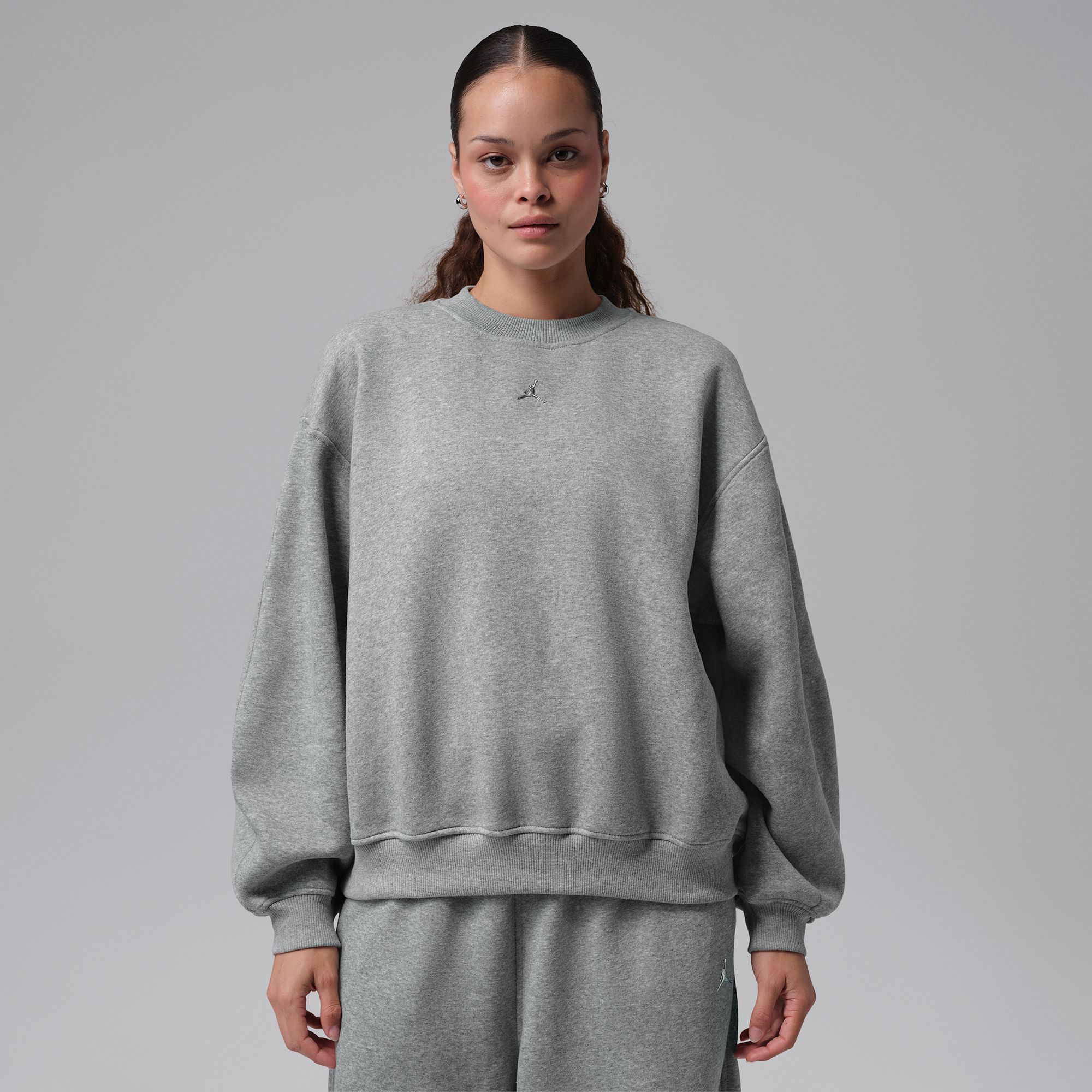 Jordan Women's Brooklyn Fleece Crew-Neck Sweatshirt