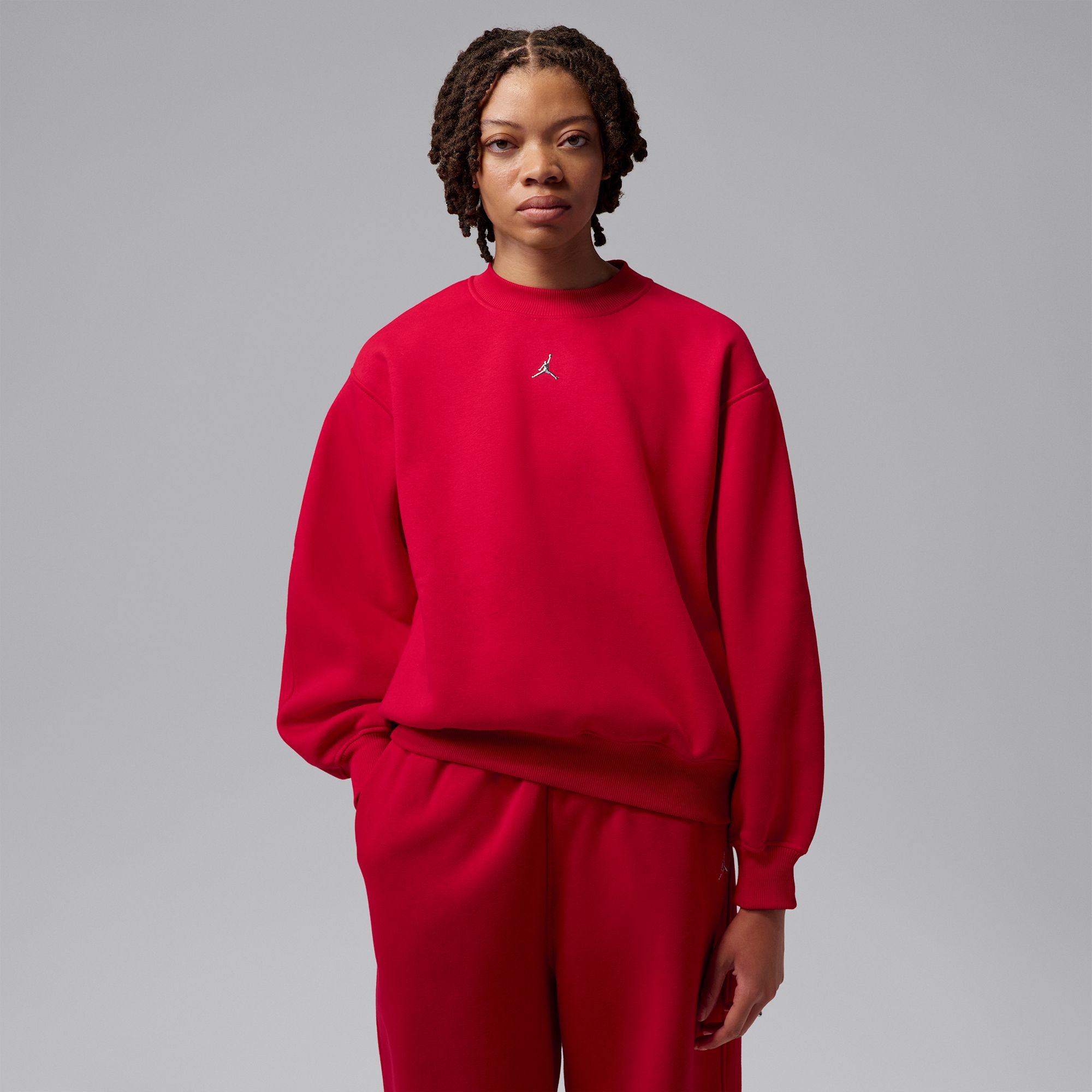 Jordan Women's Brooklyn Fleece Crew-Neck Sweatshirt