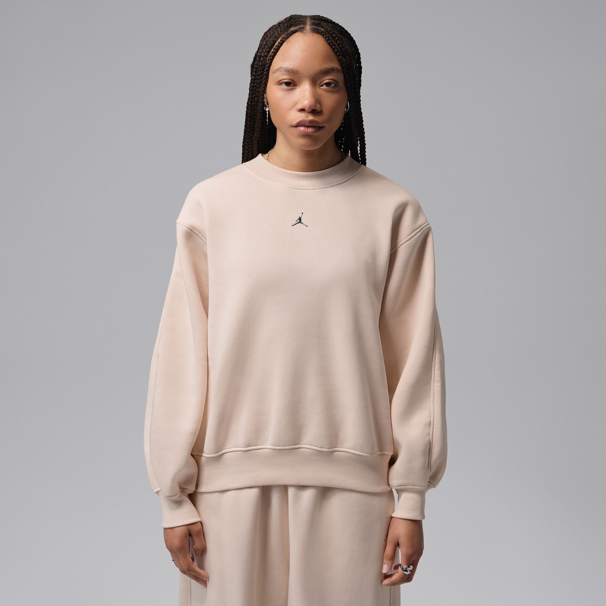 Jordan Women's Brooklyn Fleece Crew-Neck Sweatshirt