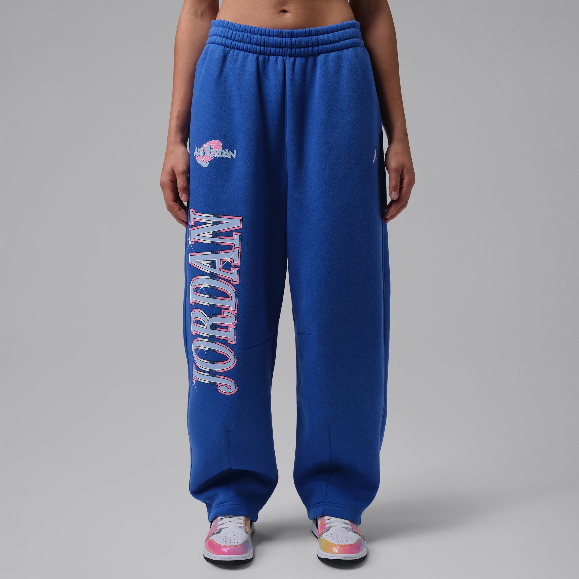 Jordan Women's Space Jam Brooklyn Fleece Pants, XS, Varsity Royal