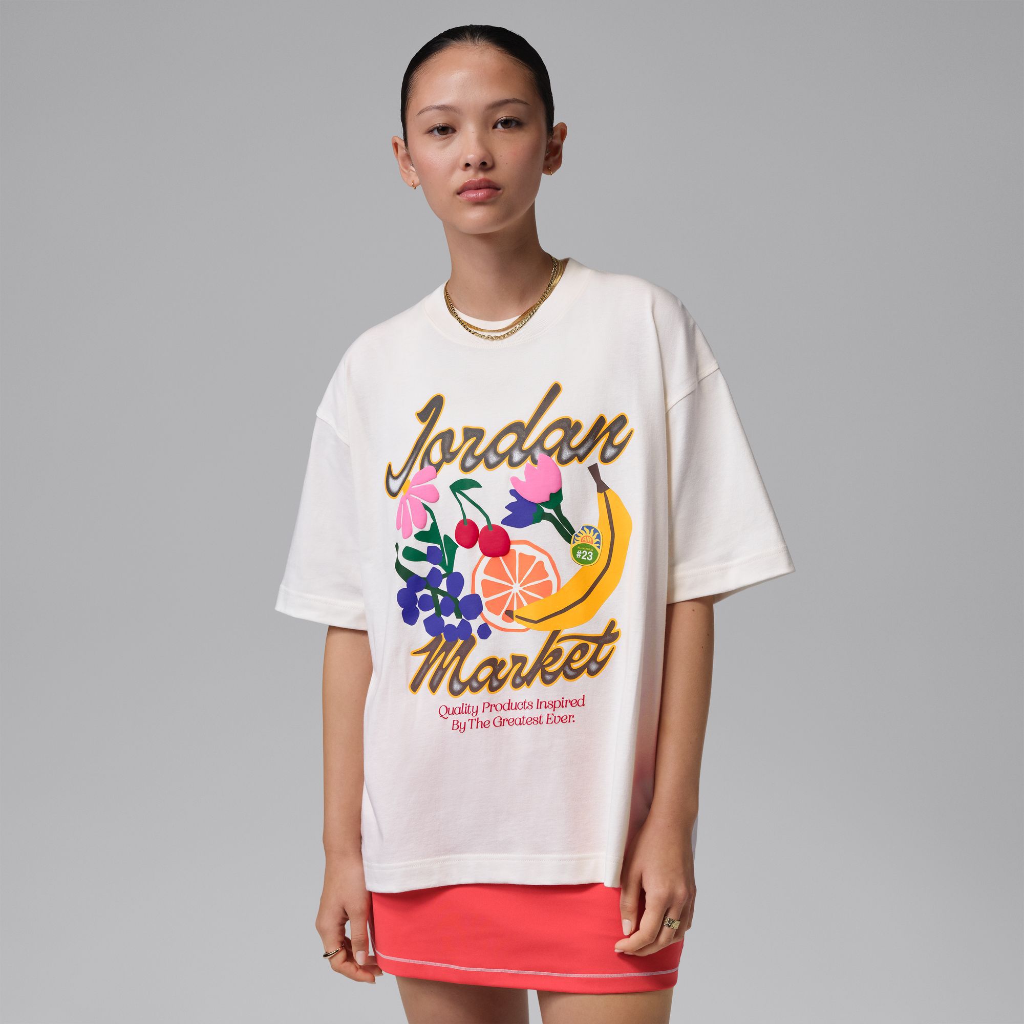 Jordan Women's Market Oversized Graphic T-Shirt