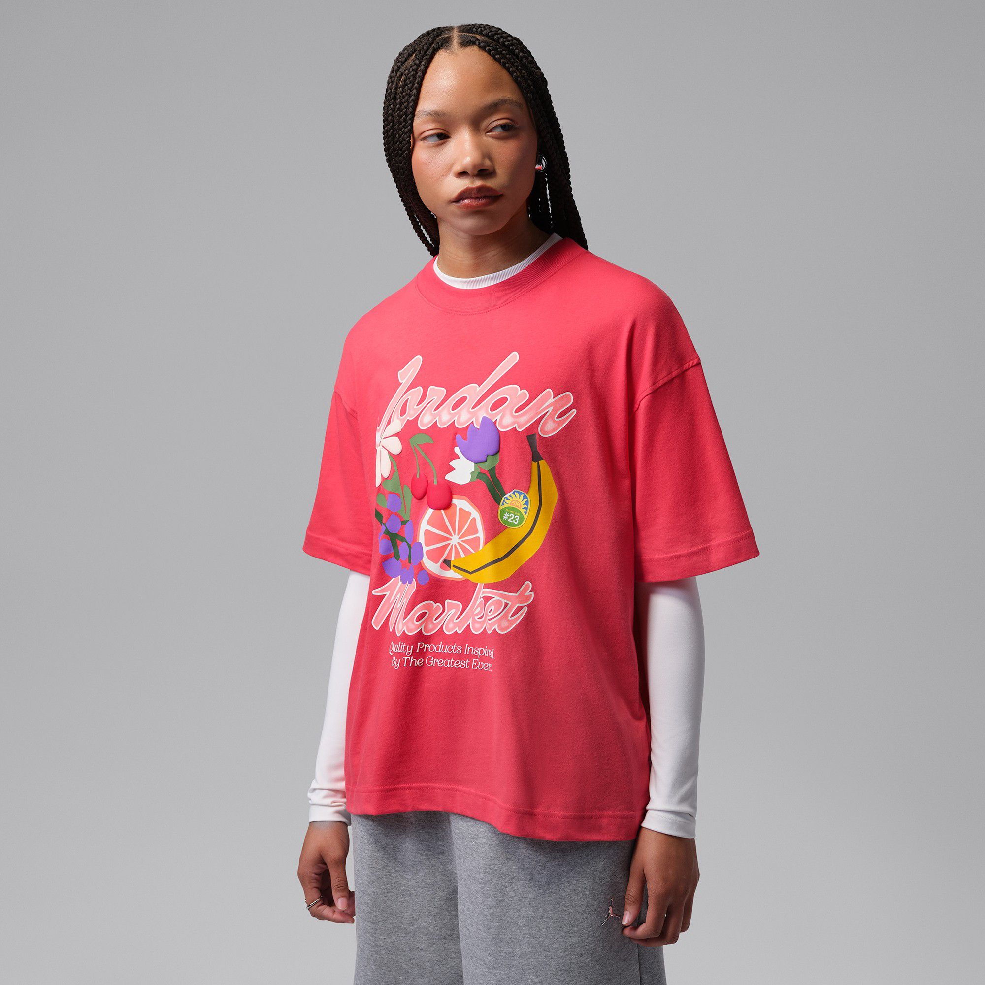Jordan Women's Market Oversized Graphic T-Shirt