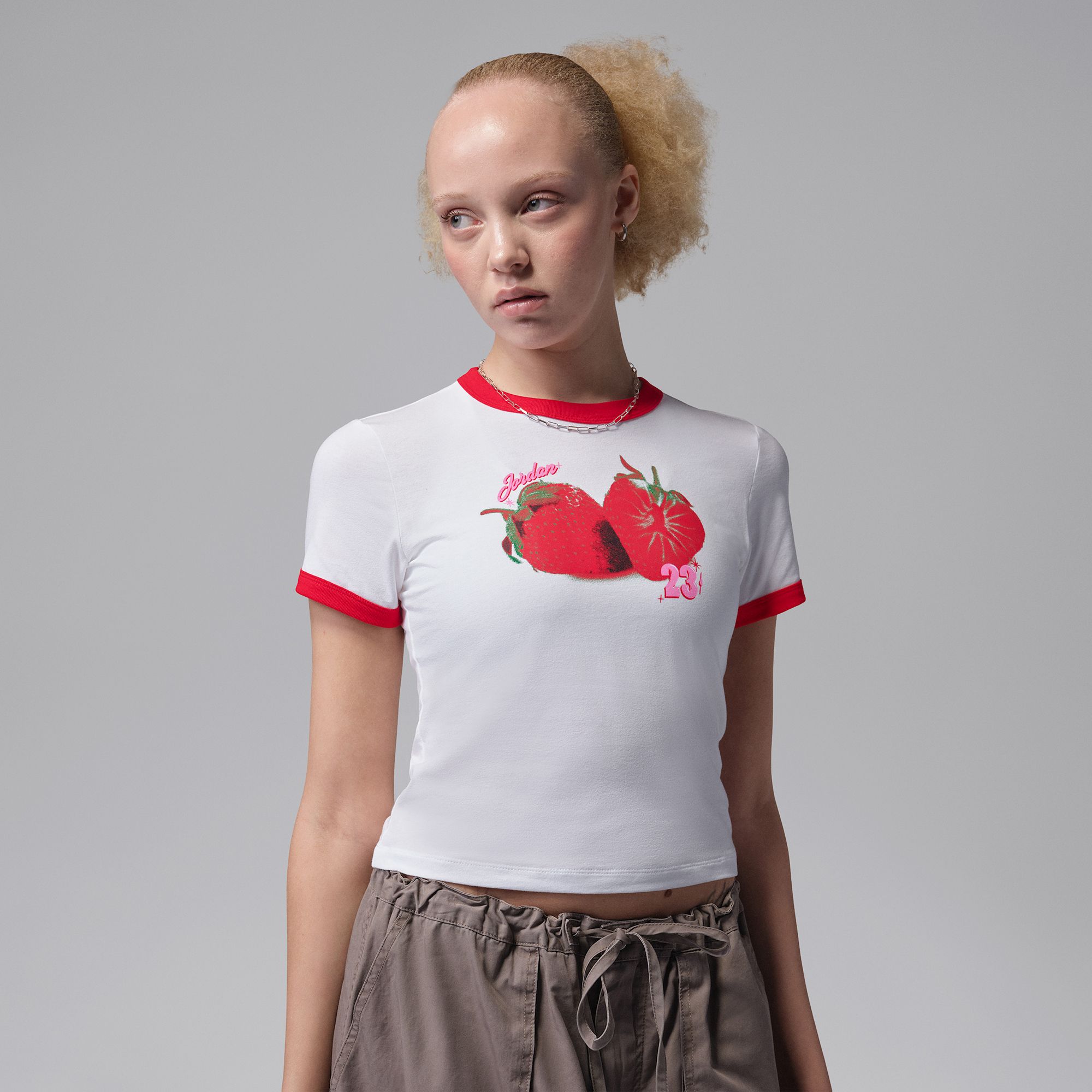 Jordan Women's Strawberry Ringer T-Shirt