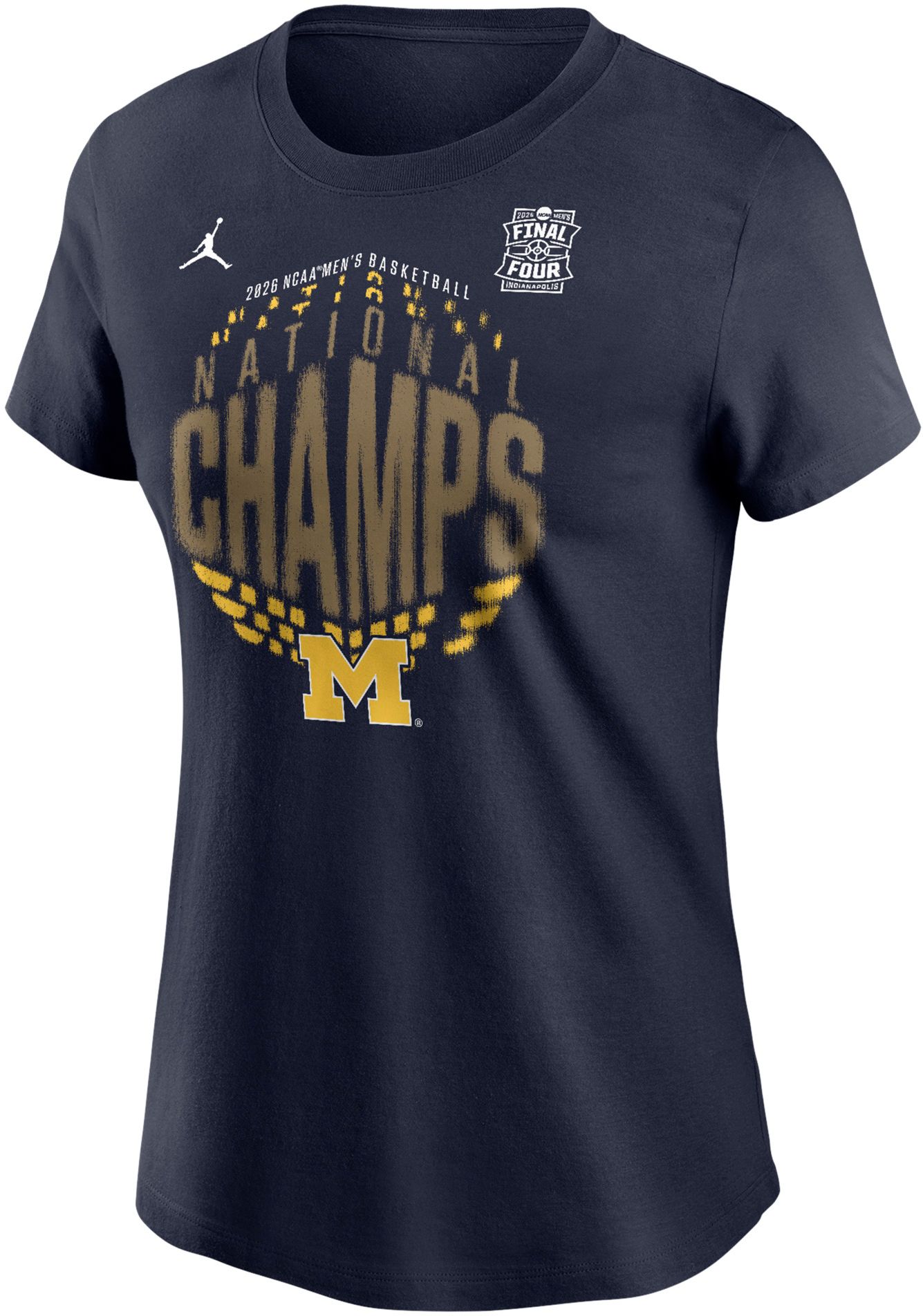 Jordan Women's 2026 Men's Basketball National Champions Michigan Wolverines Locker Room T-Shirt