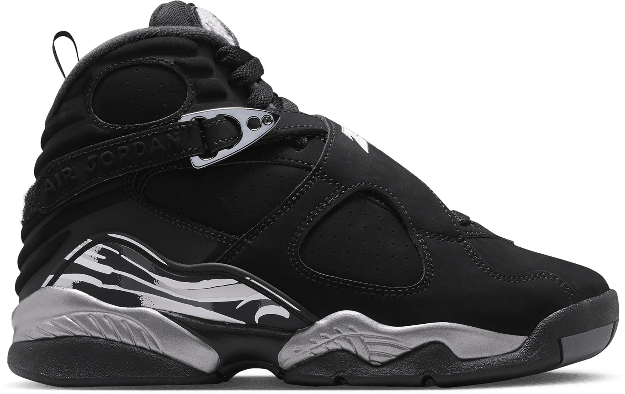 Air Jordan Kids' Grade School 8 Retro 'Chrome' Basketball Shoes