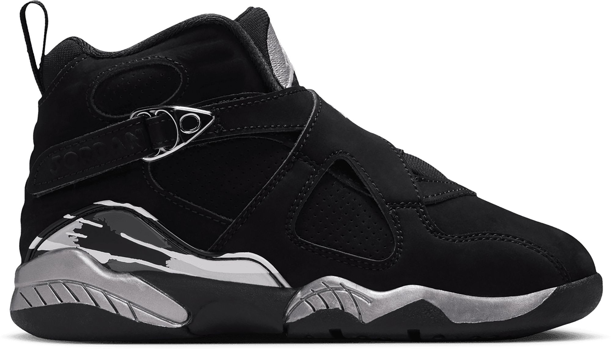 Air Jordan Kids' Preschool 8 Retro 'Chrome' Basketball Shoes