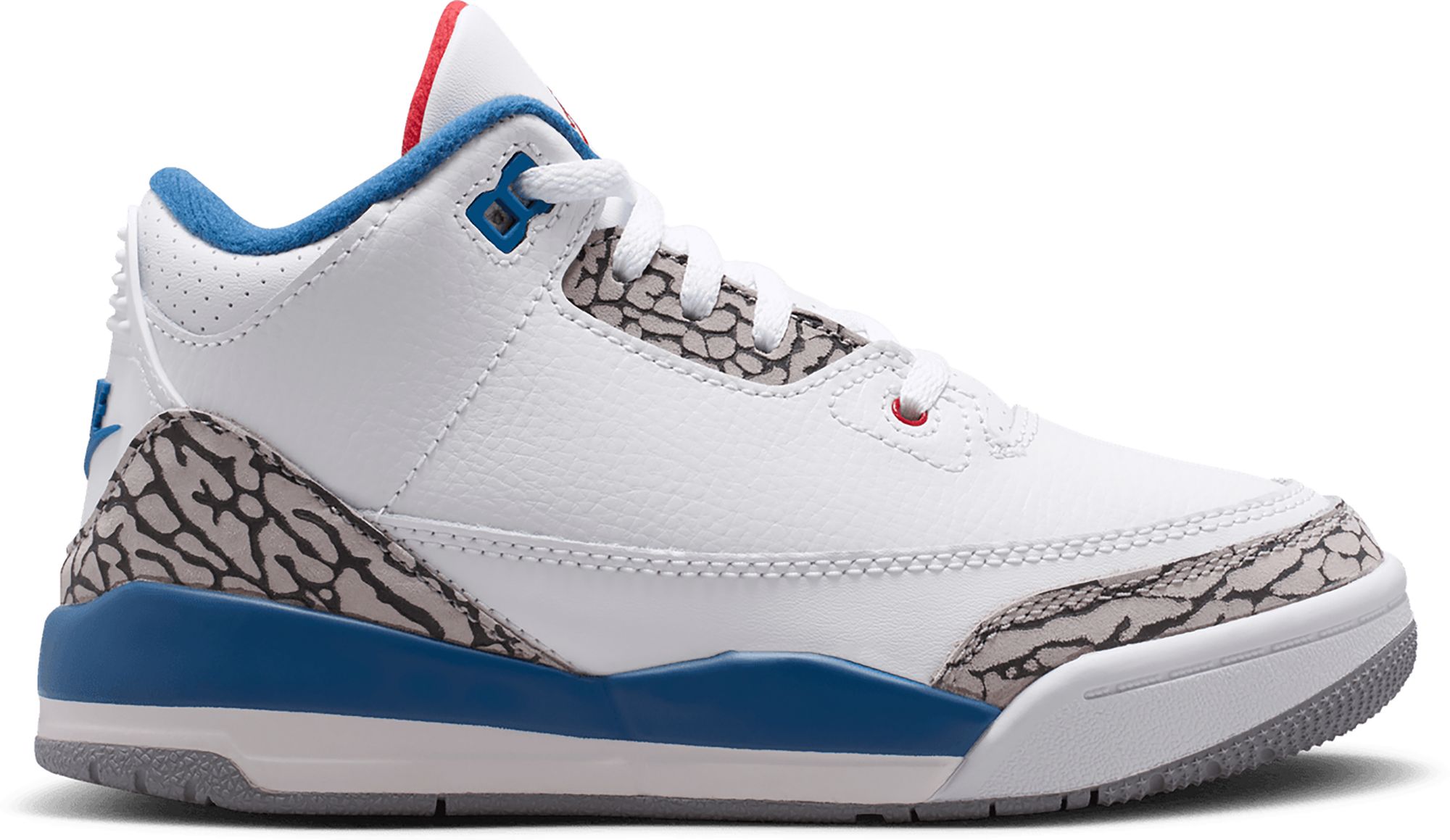 Air Jordan Kids' Preschool 3 Retro 'True Blue' Basketball Shoes