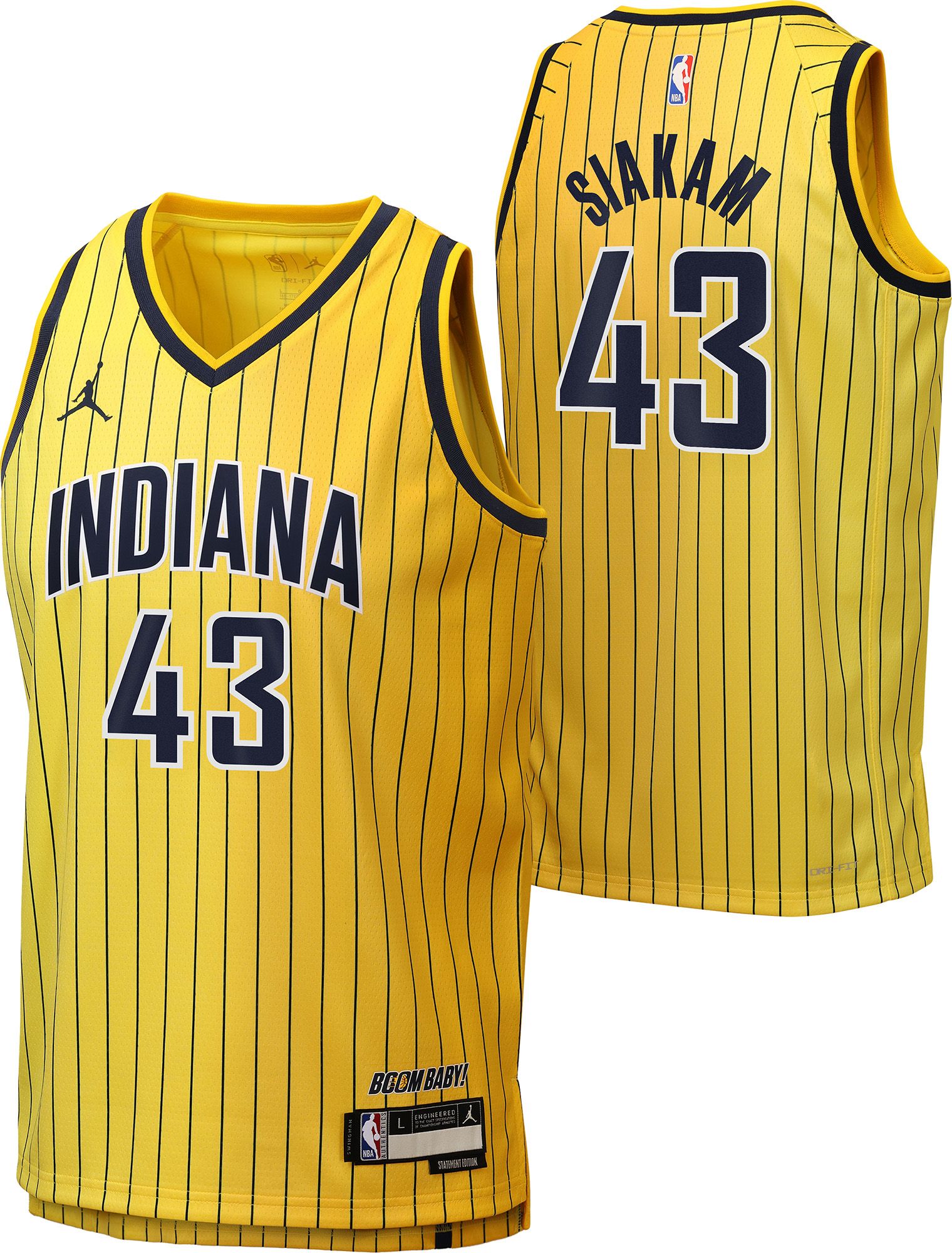 Jordan Youth Indiana Pacers Youth Pascal Siakam Statement Edition Jersey