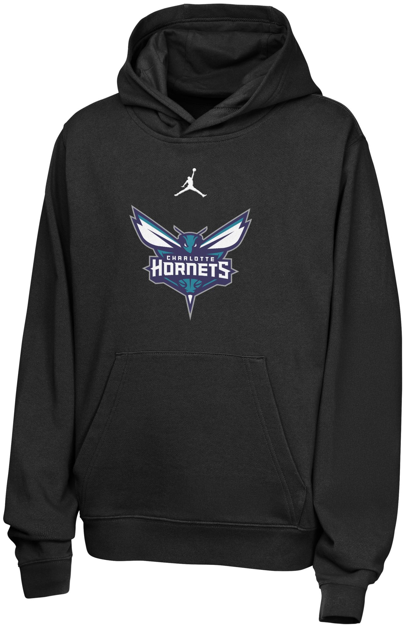 Jordan Youth Charlotte Hornets Logo Club Hoodie