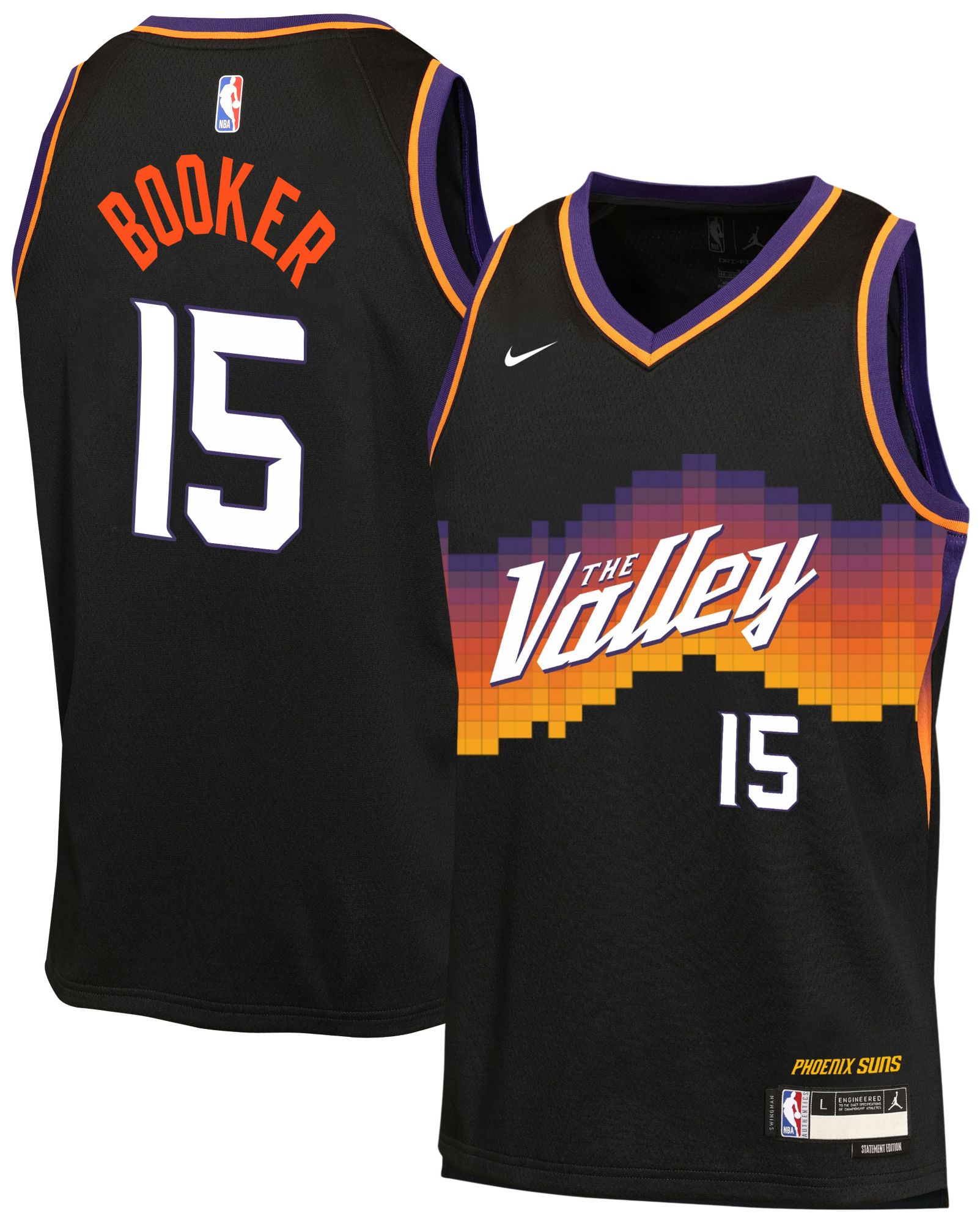 Jordan Youth Phoenix Suns Youth Devin Booker Statement Edition Jersey