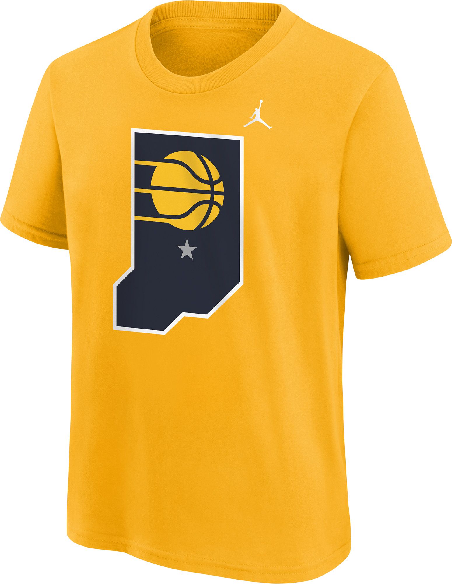 Jordan Youth Indiana Pacers Yellow T-Shirt
