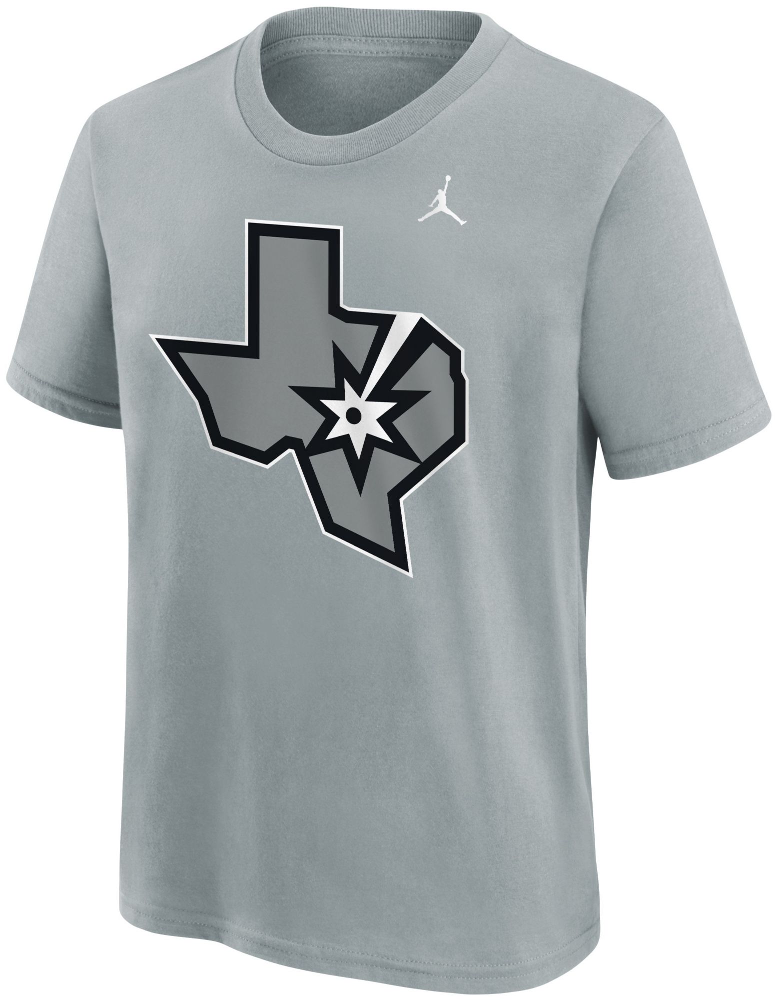 Jordan Youth San Antonio Spurs Grey Logo T-Shirt