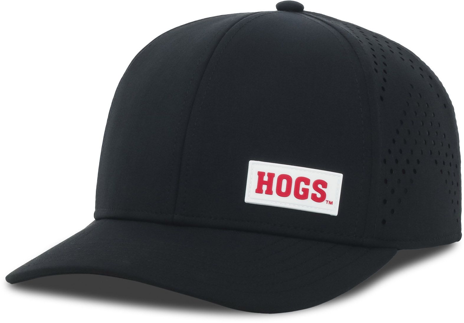JUNK Brands Adult Arkansas Razorbacks Black Hogs Surge Adjustable Hat