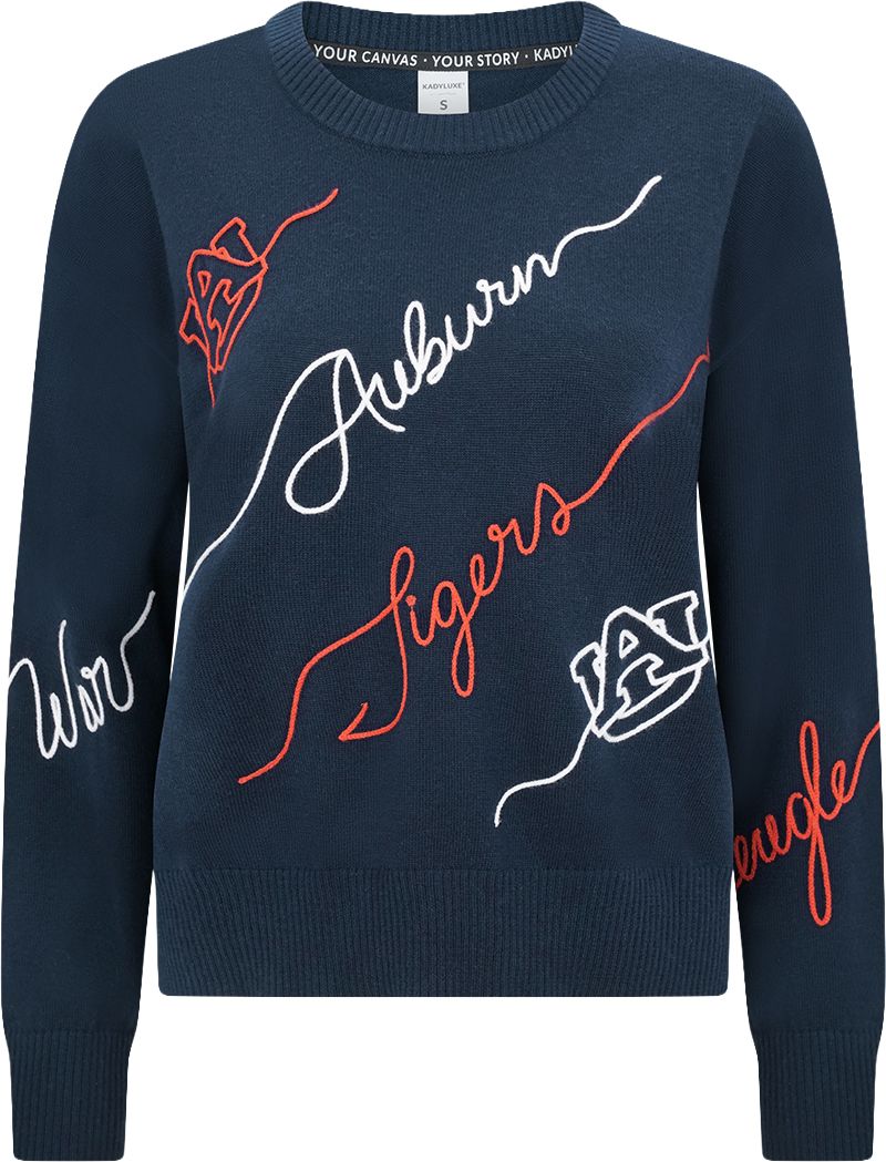 KADYLUXE Women's Auburn Tigers Love Letter Sweater