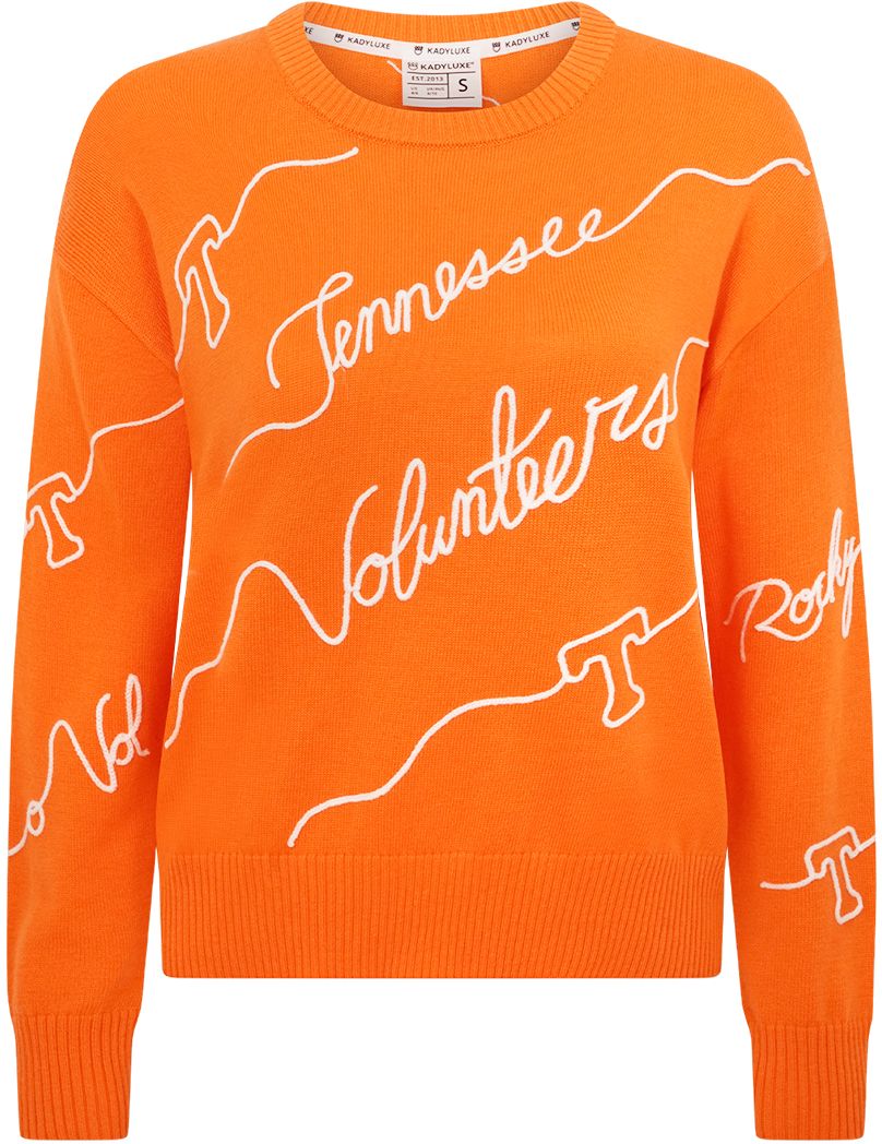 KADYLUXE Women's Tennessee Volunteers Love Letter Sweater