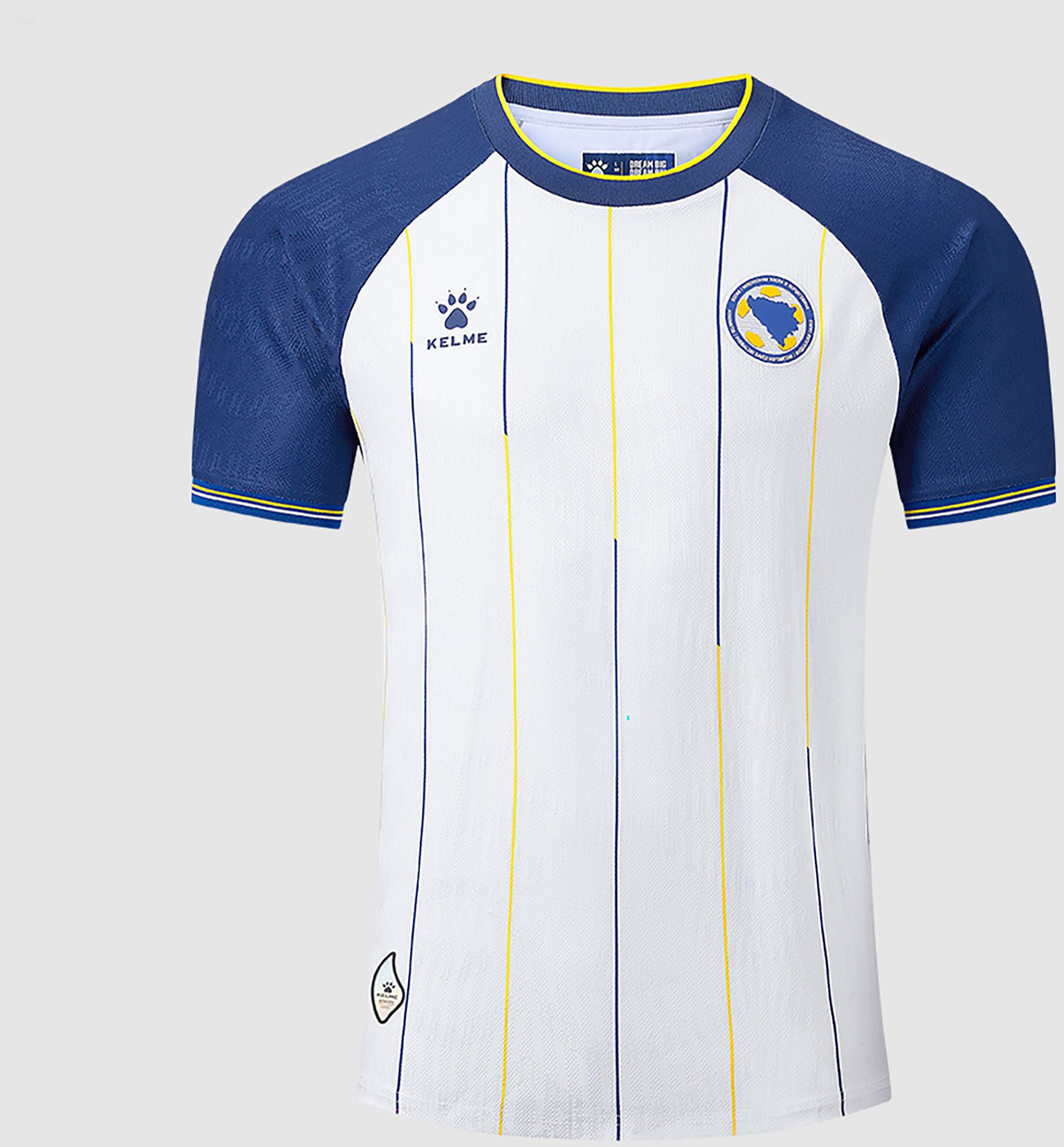 Kelme Adult Bosnia and Herzegovina 2026 Away Authentic Jersey - White