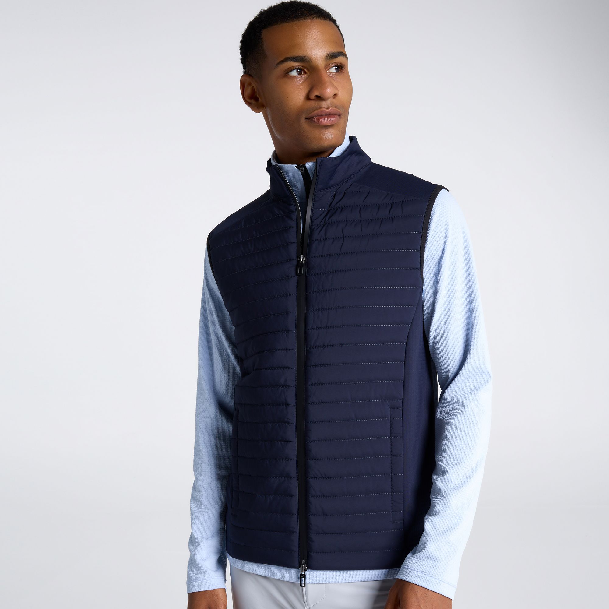 VRST Men's Hybrid Vest, Medium, Darker Ardosia Gray