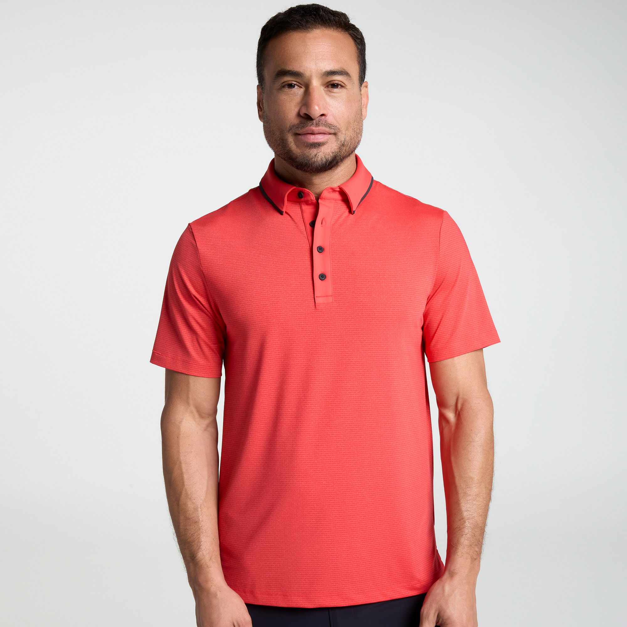 VRST Men's Golf Performance Colorblock Polo