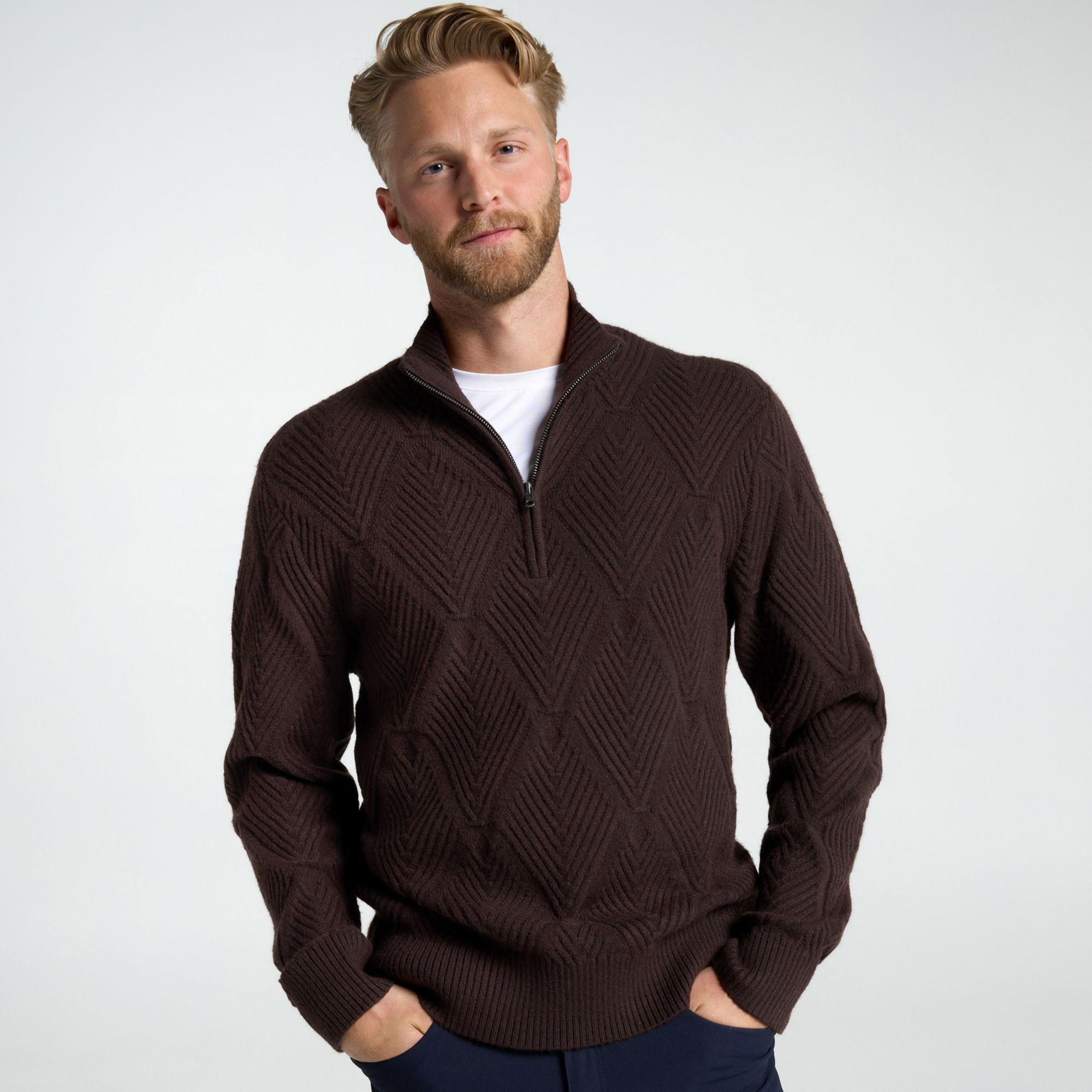 VRST Men's 1/4 Zip Sweater