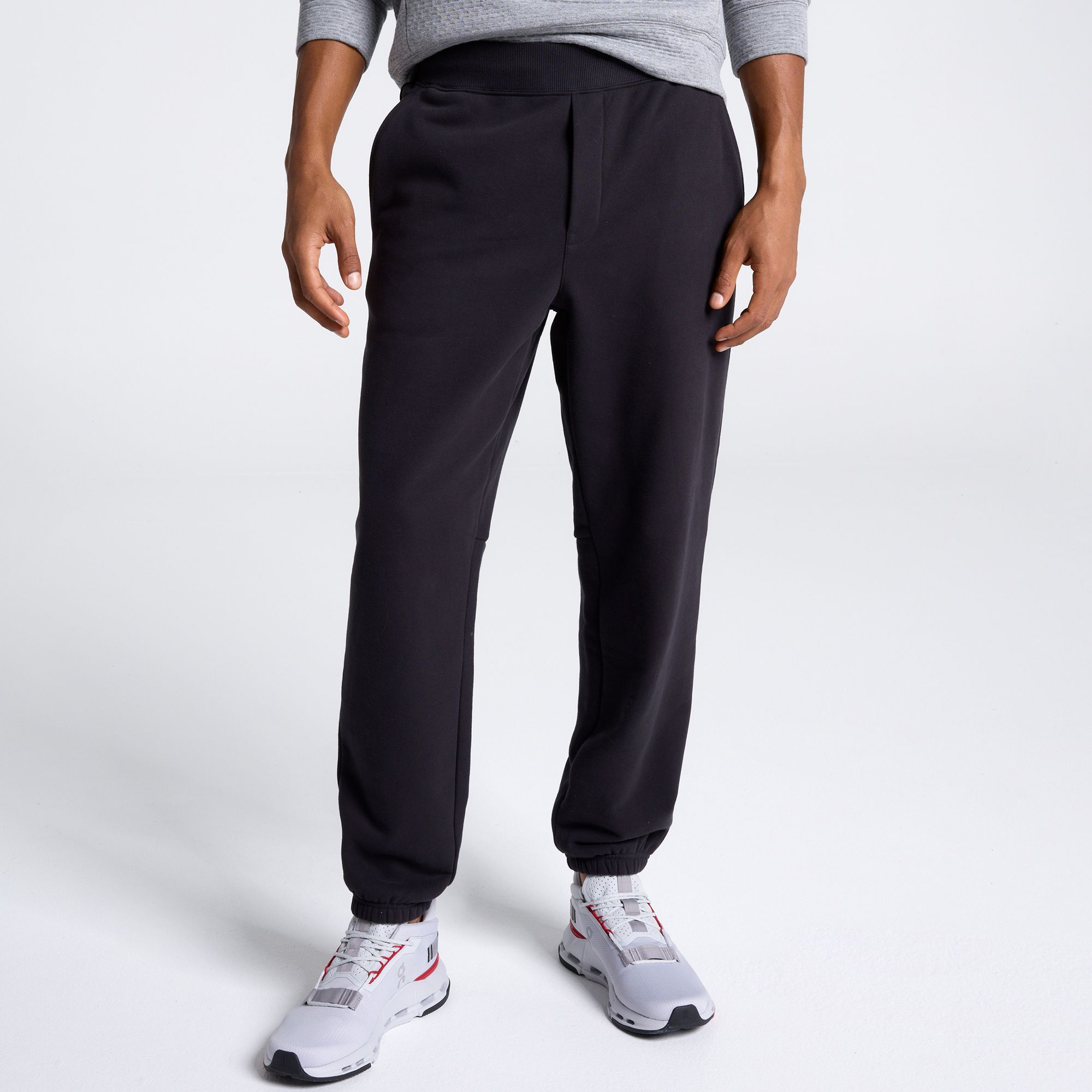 VRST Men's Washed Fleece Cinch Heather Pants