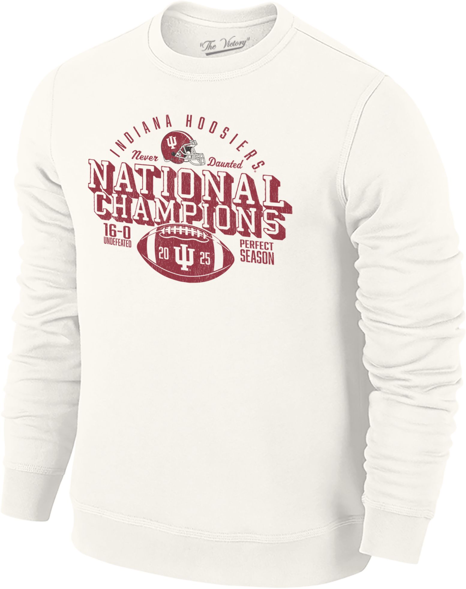 Retro Brand Adult Indiana Hoosiers 2025-26 CFP National Champions Crew Sweatshirt
