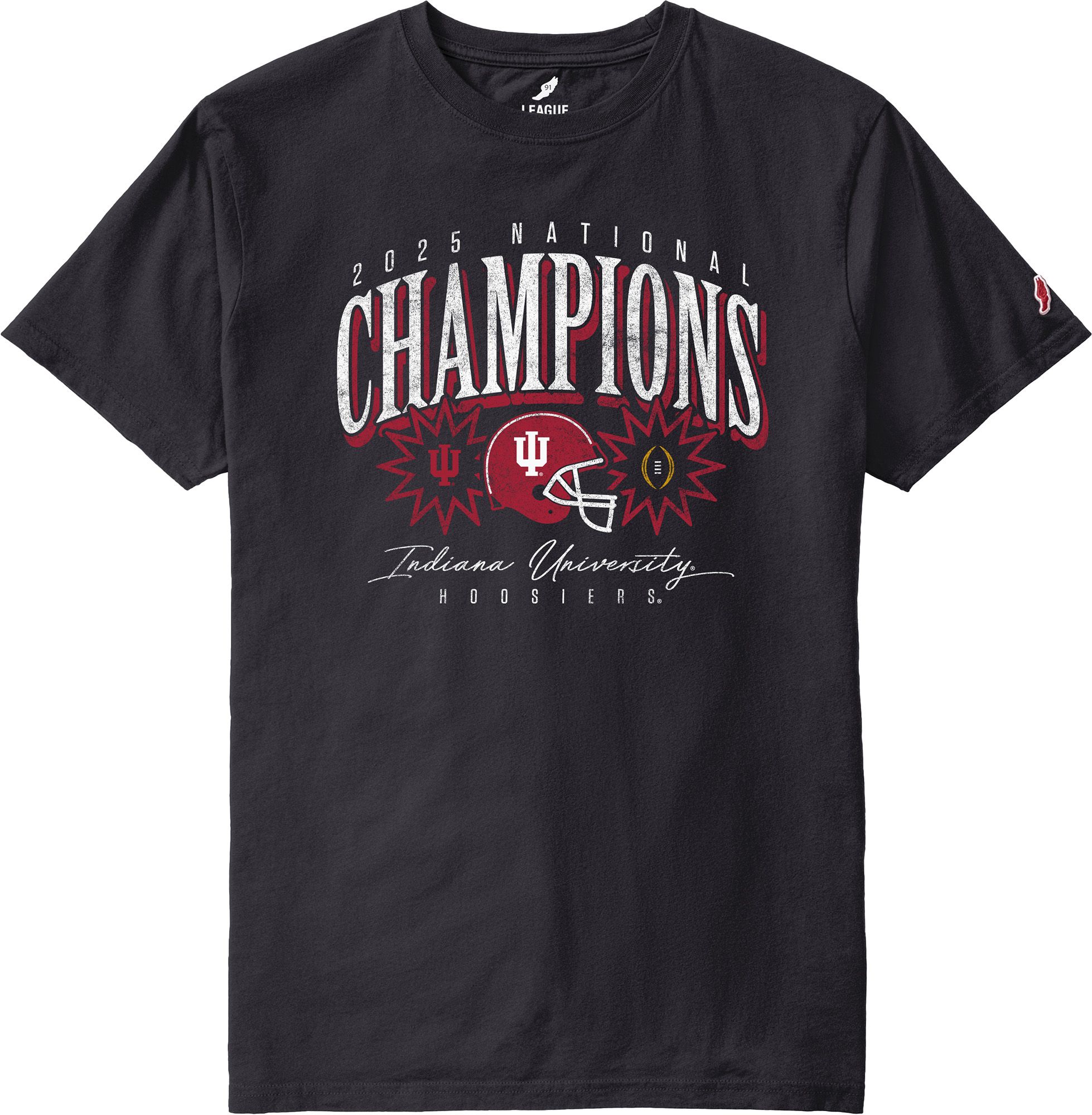 League-Legacy Adult Indiana Hoosiers 2025-26 CFP National Champions T-Shirt
