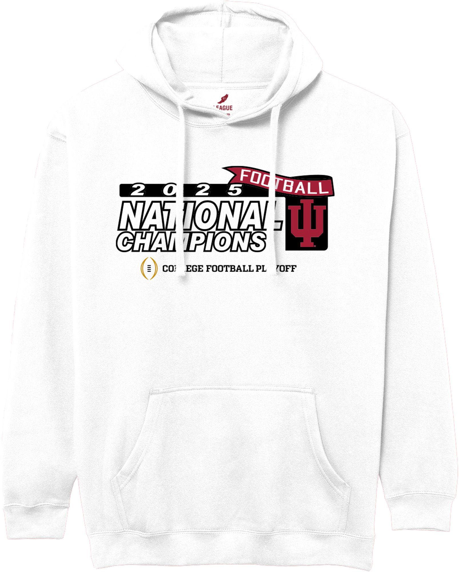 League-Legacy Adult Indiana Hoosiers 2025-26 CFP National Champions Hoodie