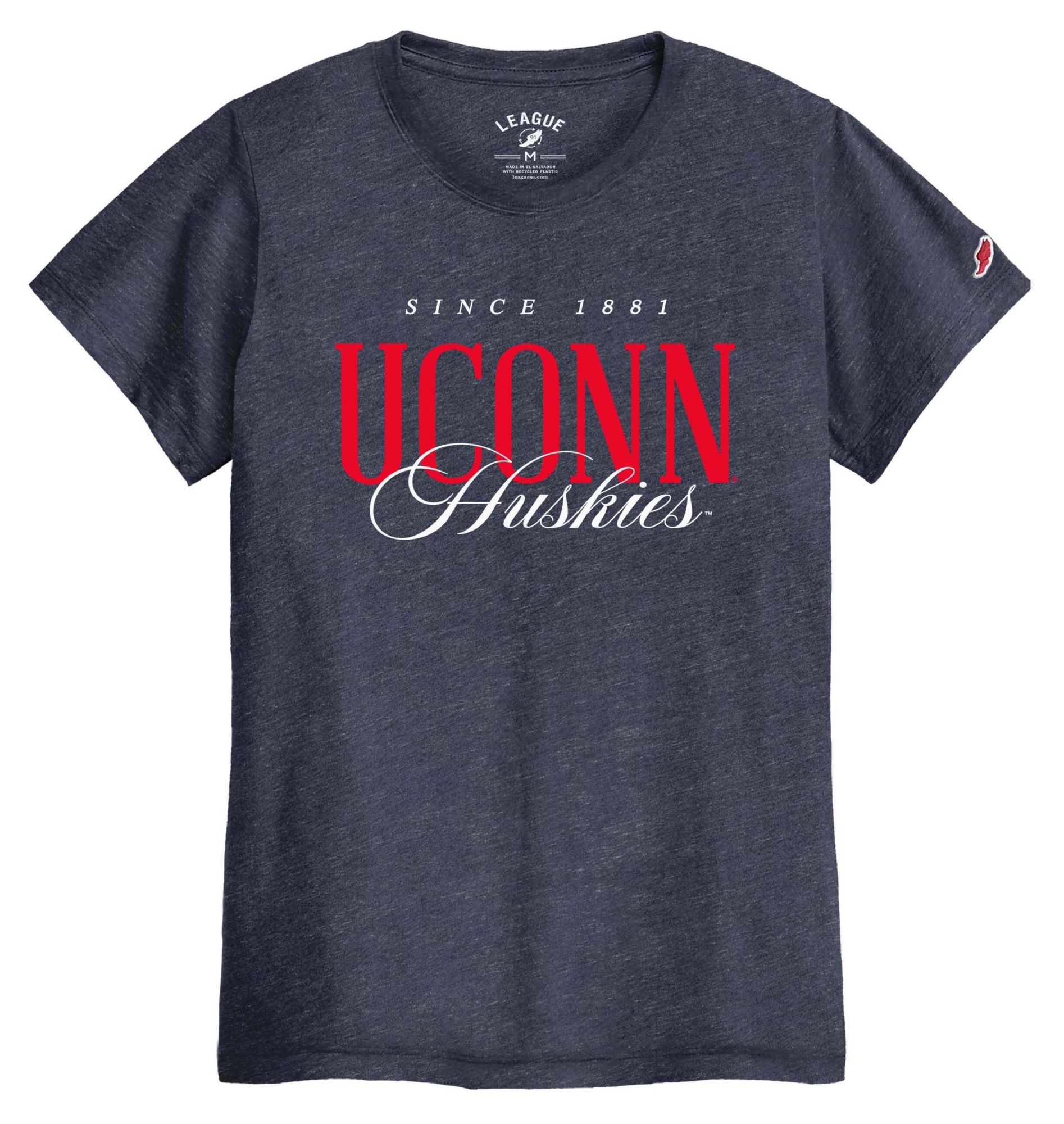 League-Legacy Women's UConn Huskies Navy Intramural T-Shirt