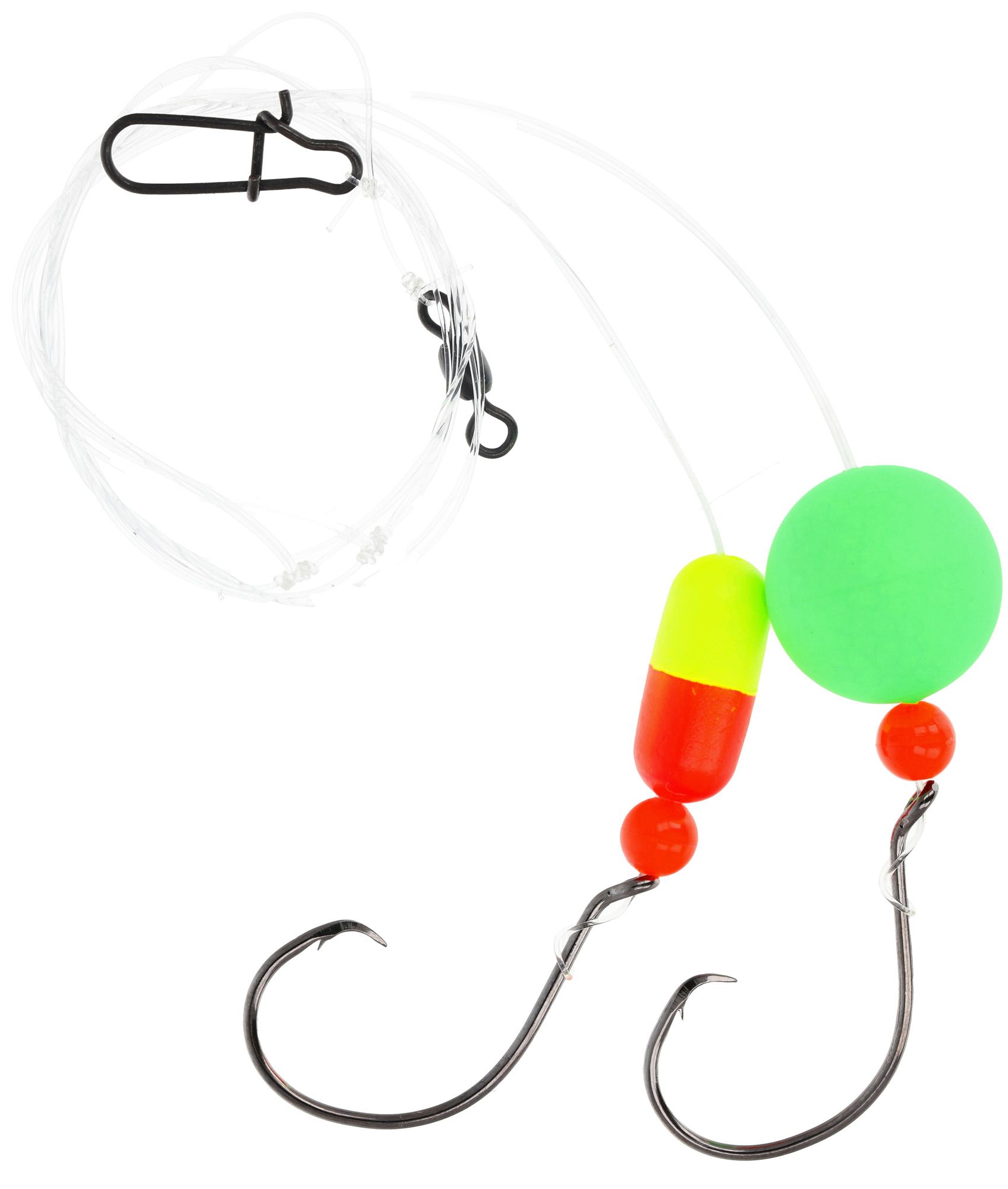 Lazer Sharp Pompano Double Hook Rig, Round Float