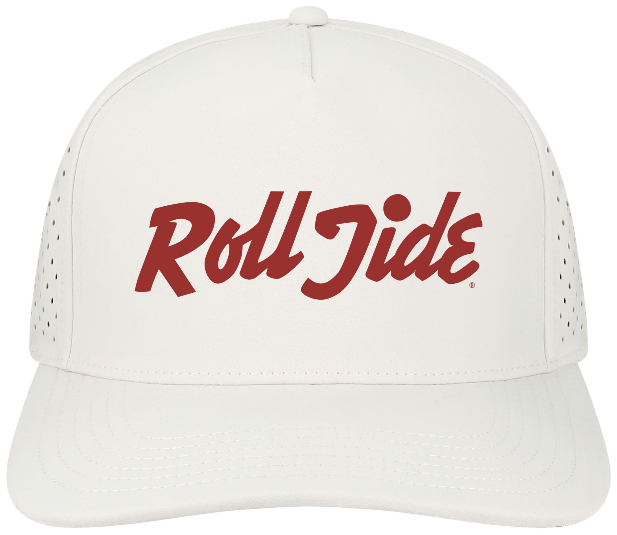 League-Legacy Adult Alabama Crimson Tide White Script Adjustable Hat