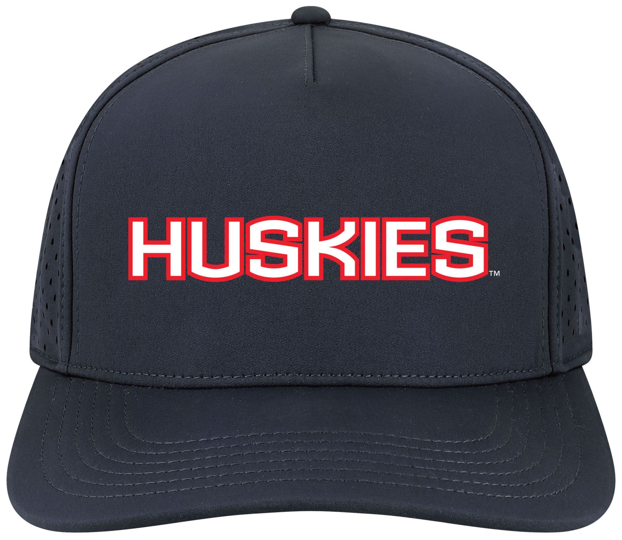 League-Legacy Adult UConn Huskies Navy Wordmark Adjustable Hat