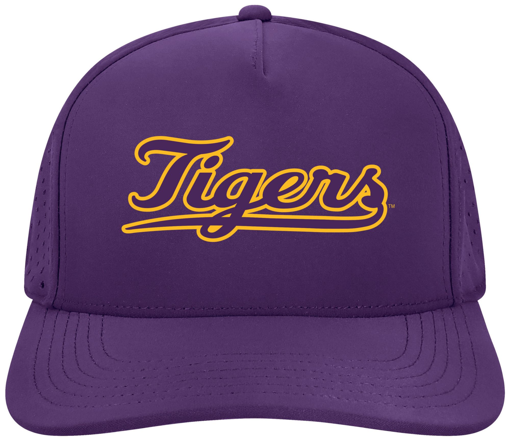 League-Legacy Adult LSU Tigers Purple Script Adjustable Hat