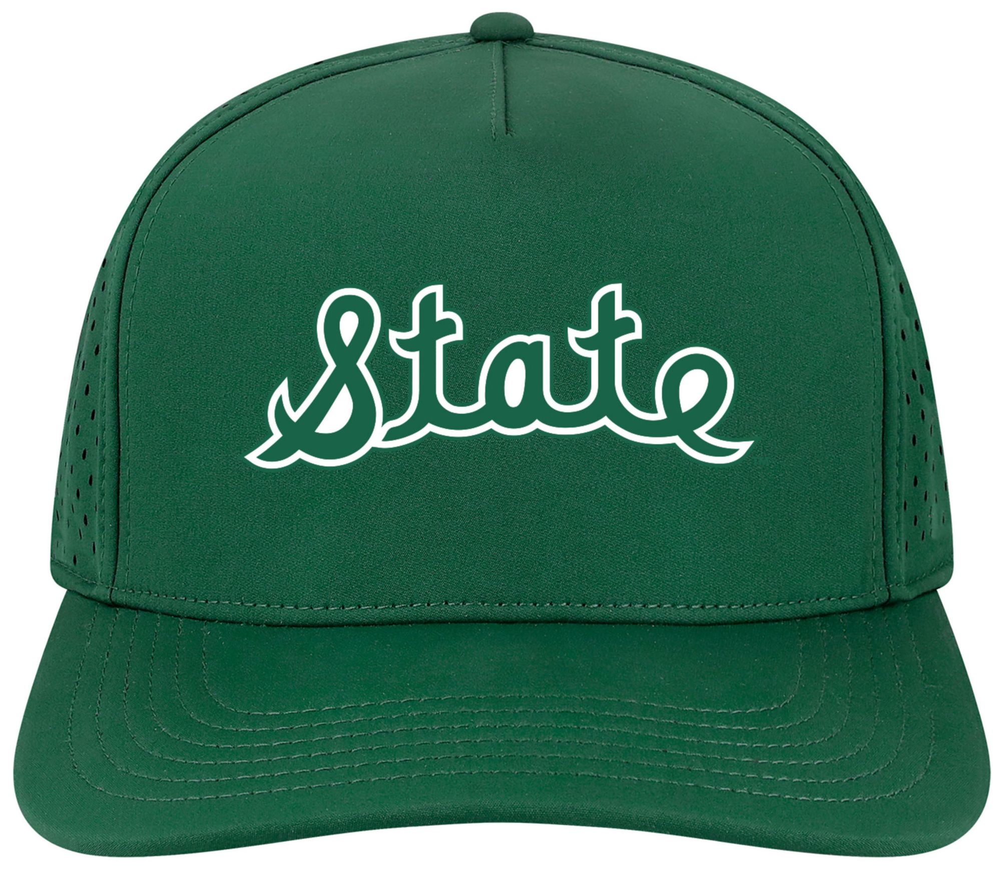 League-Legacy Adult Michigan State Spartans Dark Green Script Adjustable Hat