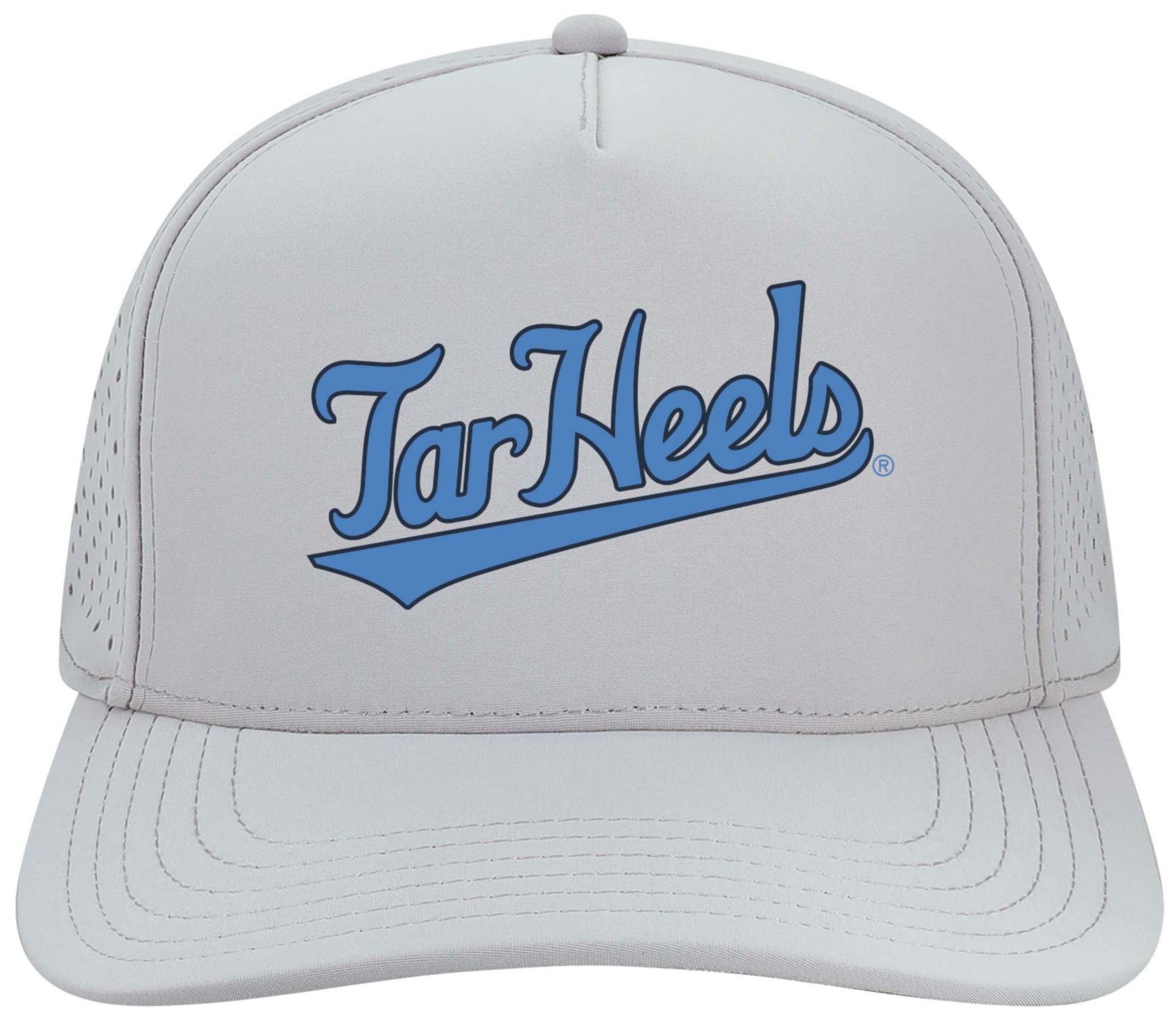 League-Legacy Adult North Carolina Tar Heels Grey Script Adjustable Hat