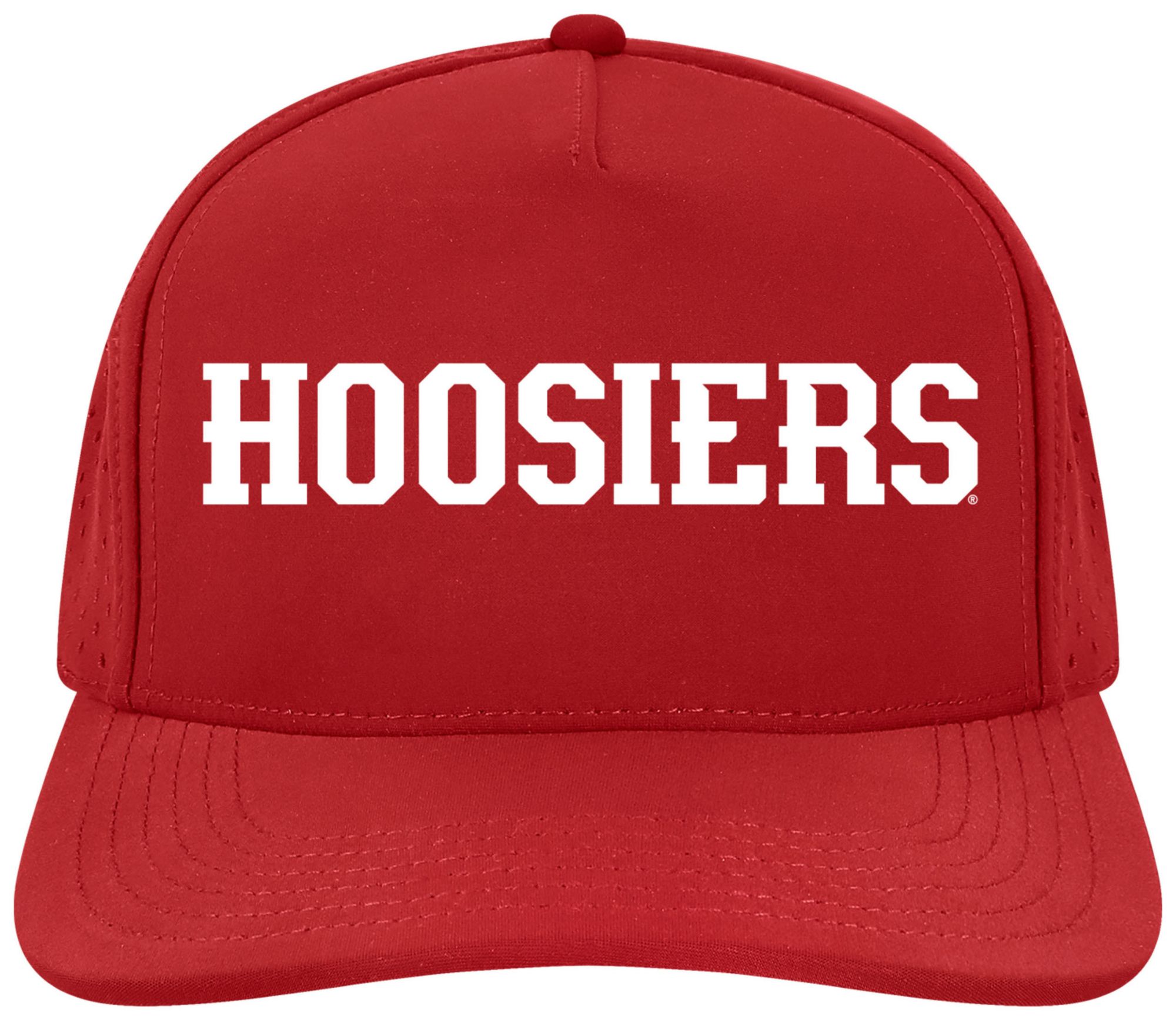League-Legacy Adult Indiana Hoosiers Cardinal Wordmark Adjustable Hat