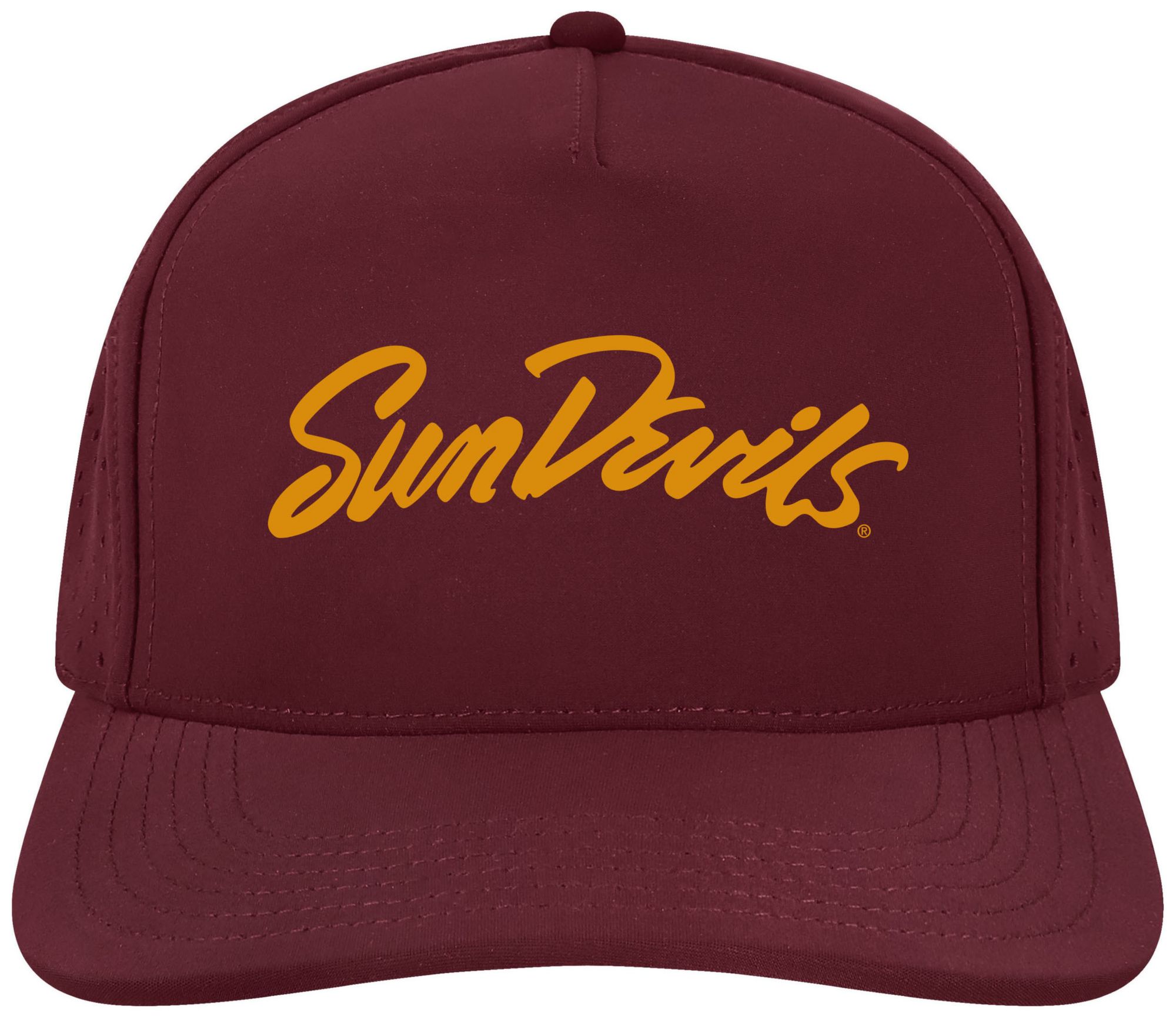 League-Legacy Adult Arizona State Sun Devils Maroon Script Adjustable Hat